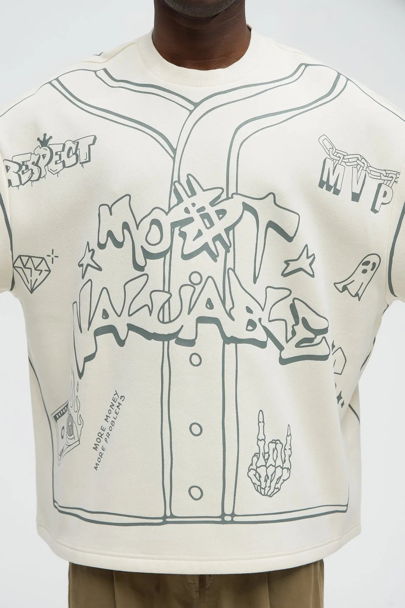 Tyson MVP Short Sleeve Tee - Cream/combo MenKlothing