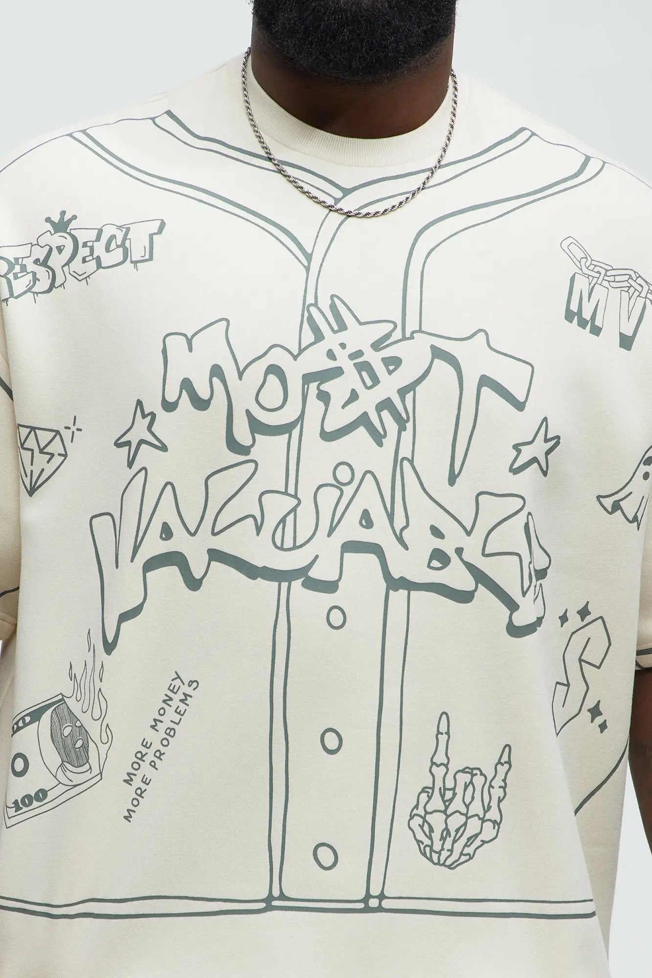 Tyson MVP Short Sleeve Tee - Cream/combo MenKlothing