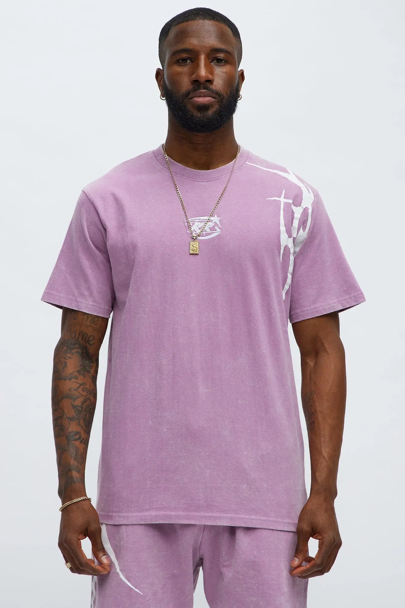 Royalty Rule Short Sleeve Tee - Purple MenKlothing