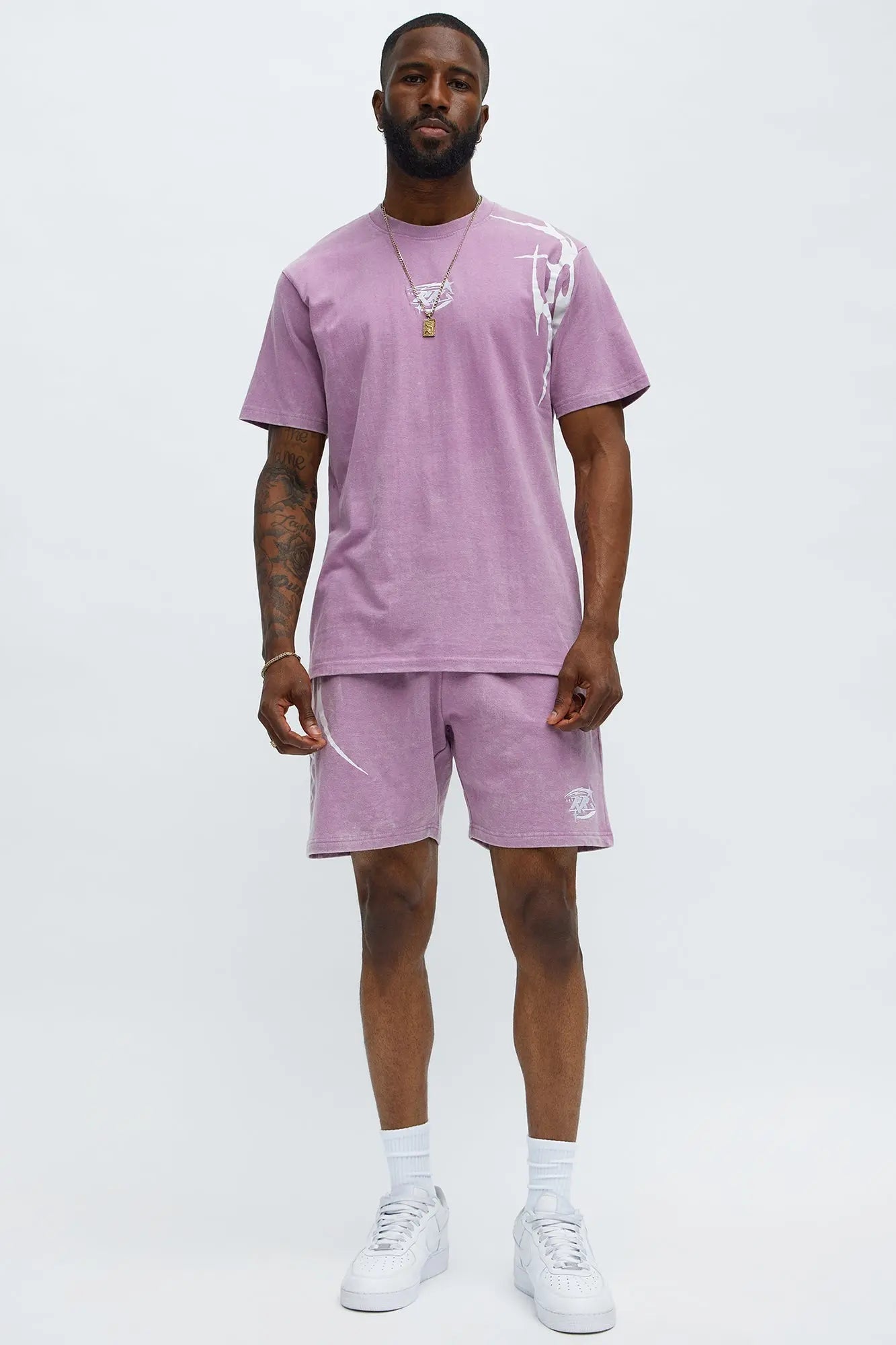 Royalty Rule Sweatshorts - Purple MenKlothing