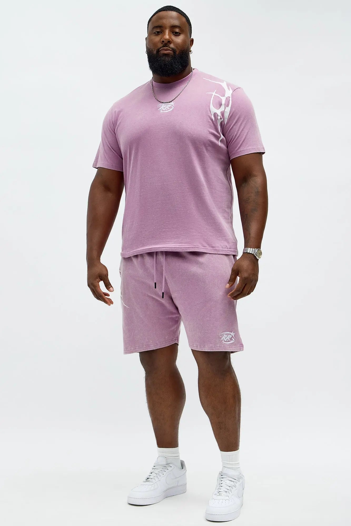 Royalty Rule Short Sleeve Tee - Purple MenKlothing