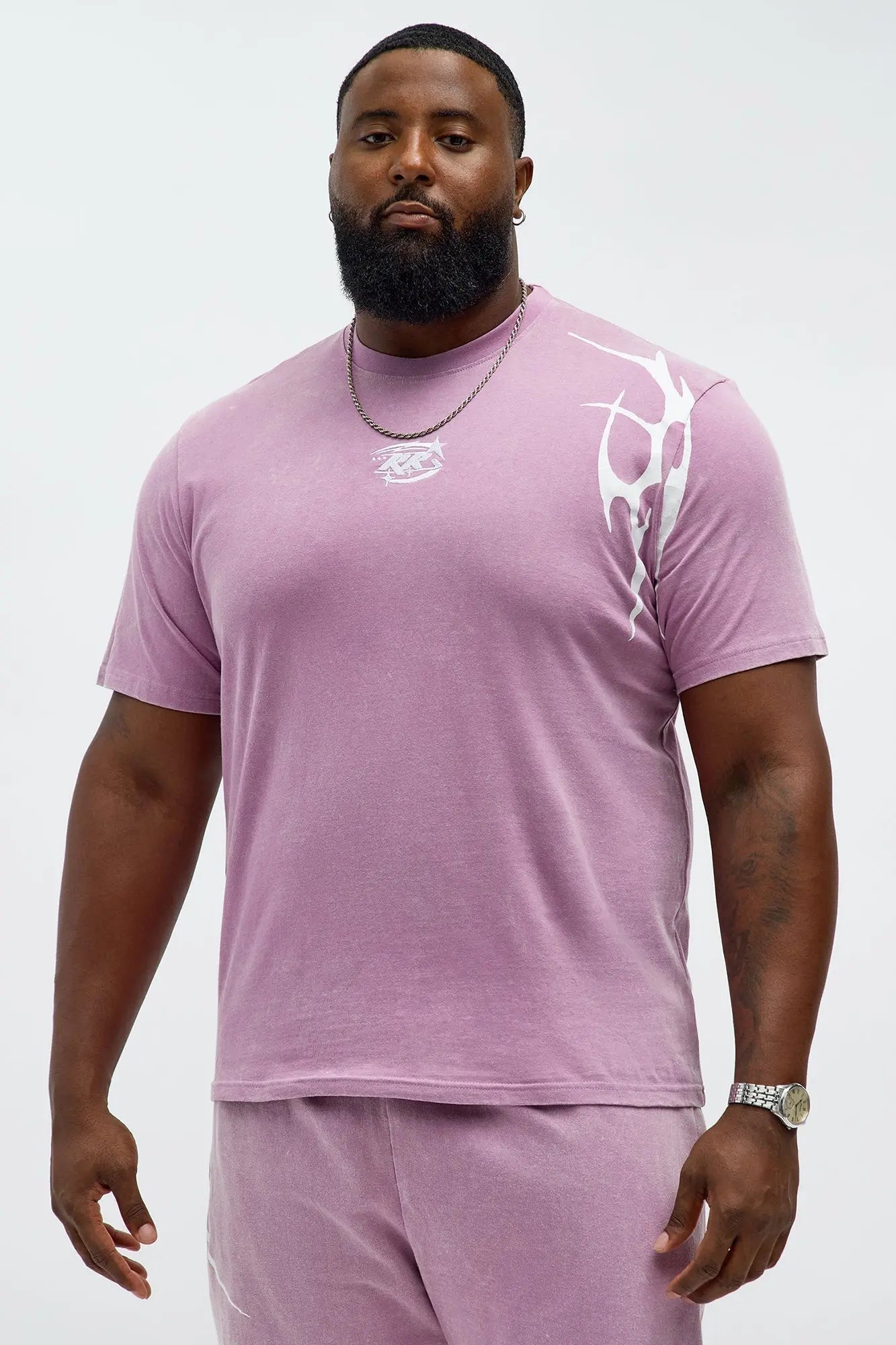 Royalty Rule Short Sleeve Tee - Purple MenKlothing