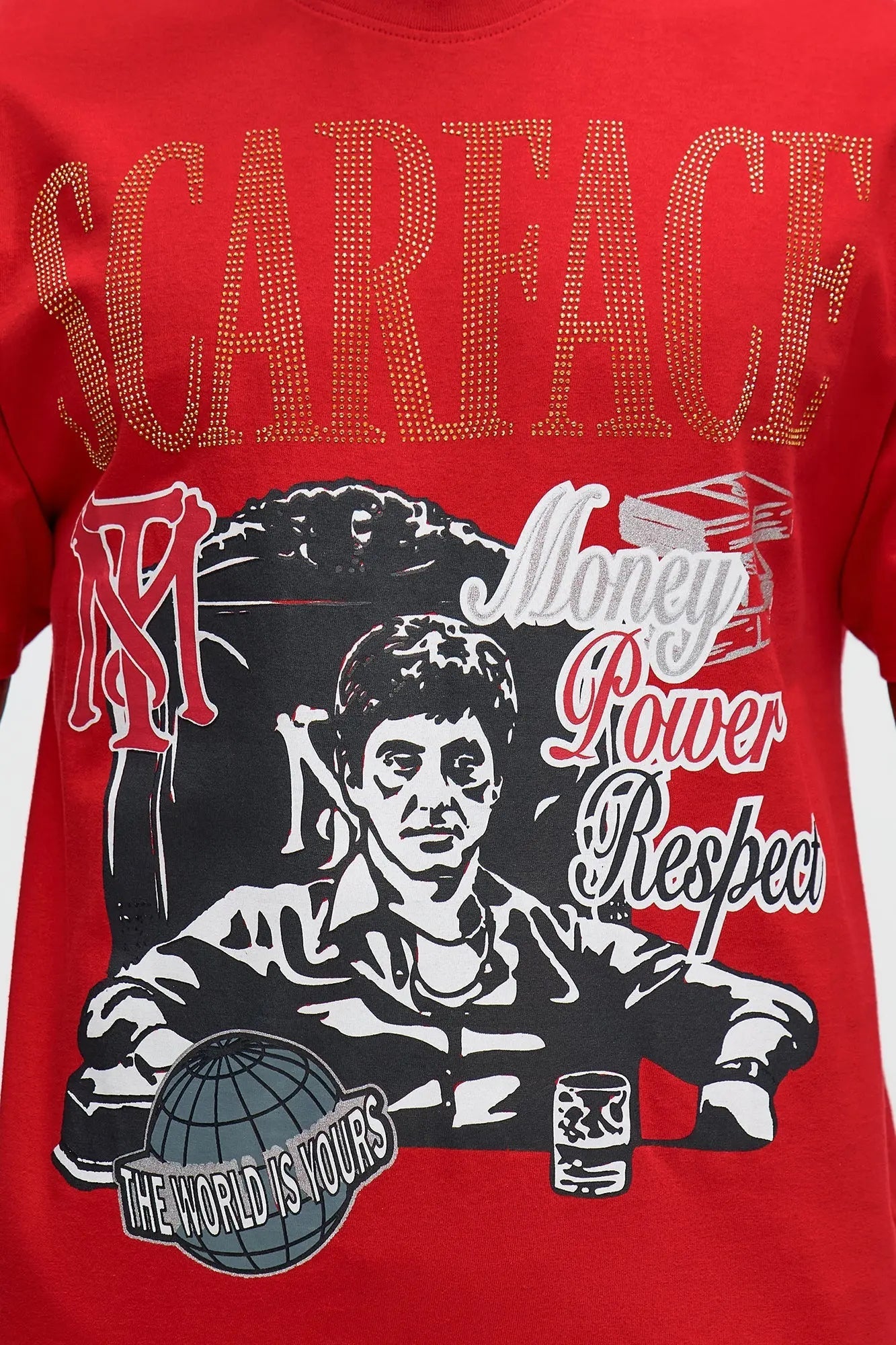 Scarface MPR Short Sleeve Tee - Red MenKlothing