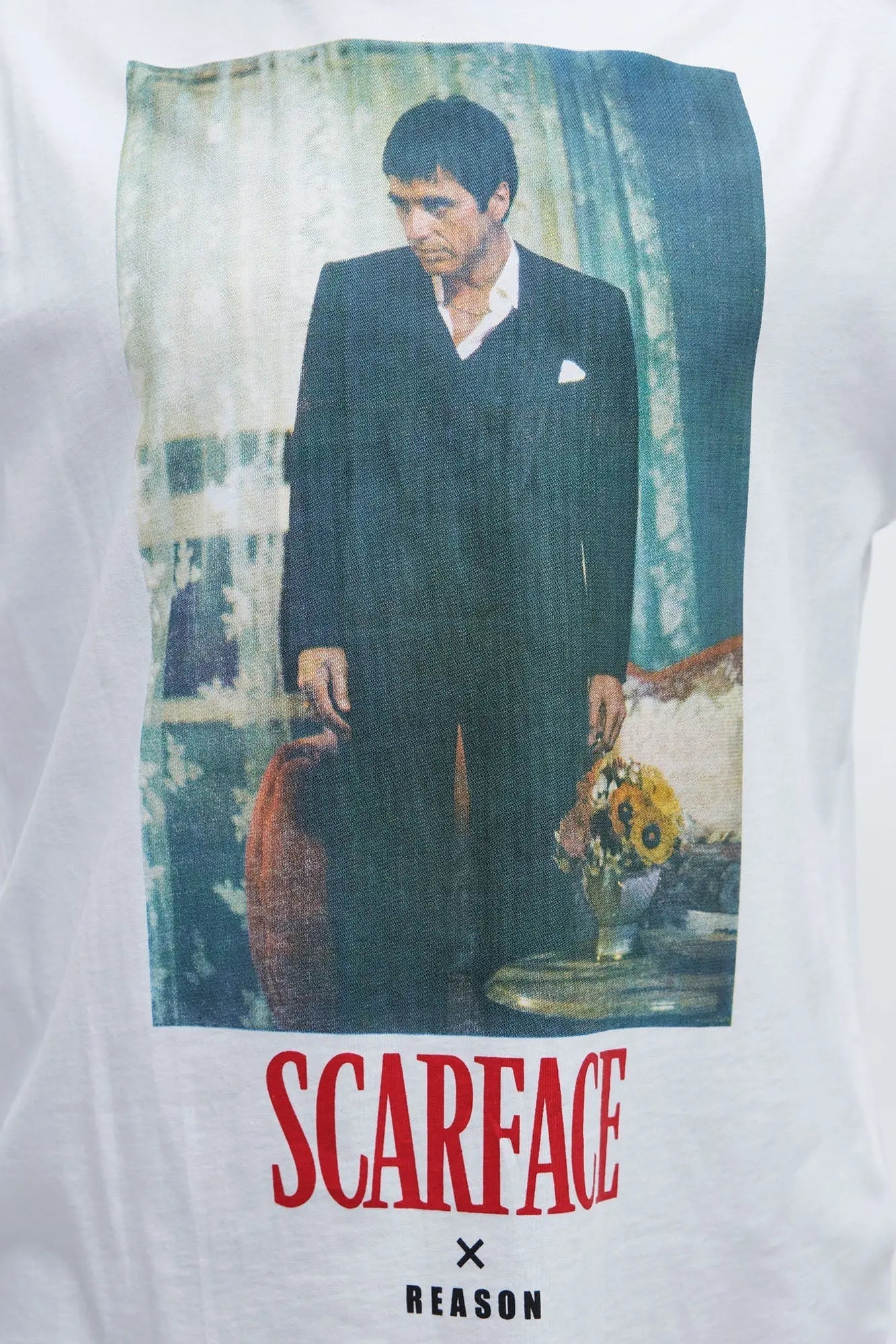 Scarface I'll Only Tell You Once Oversized Short Sleeve Tee - White
