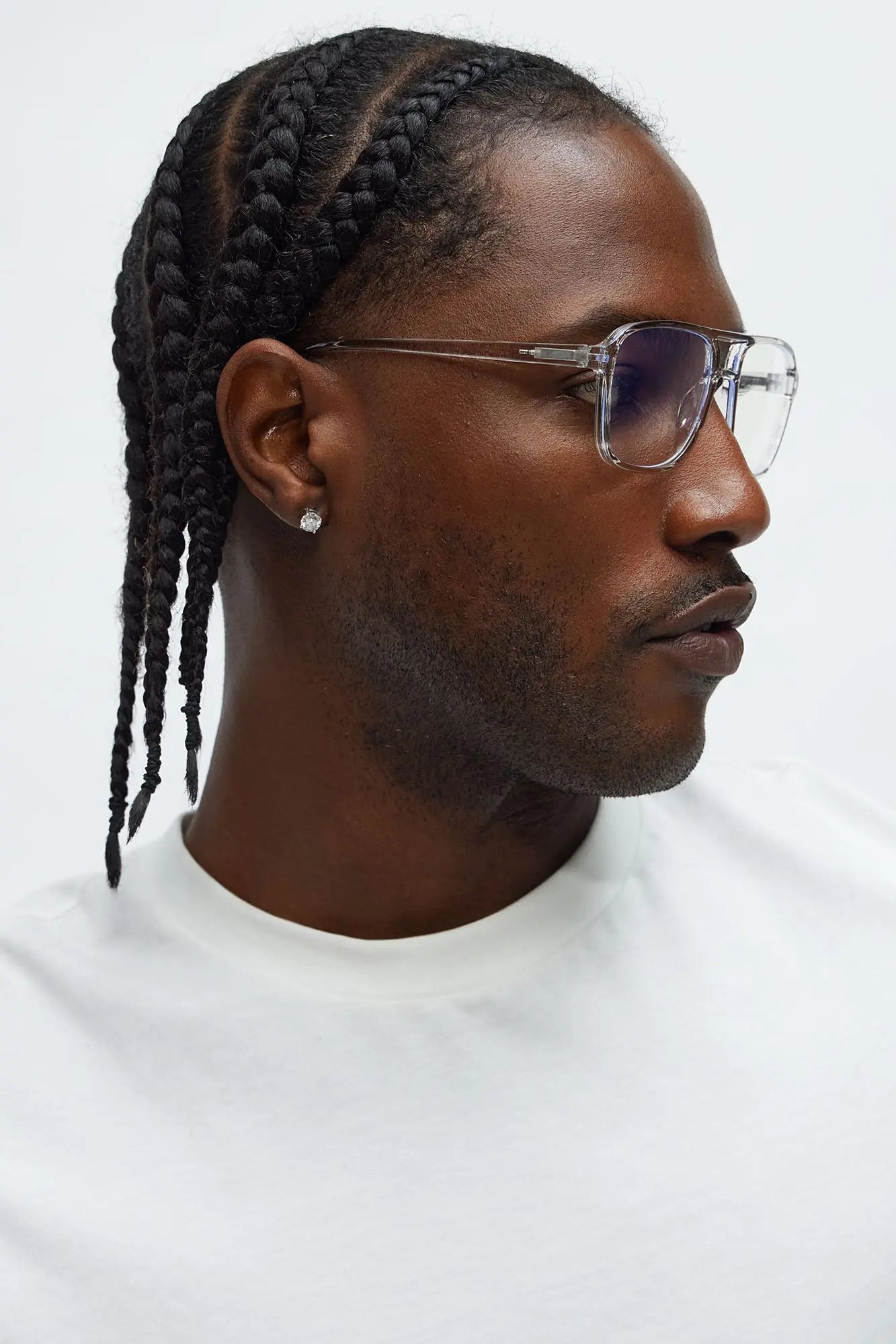 Lucas Blue Light Sunglasses - Clear MenKlothing