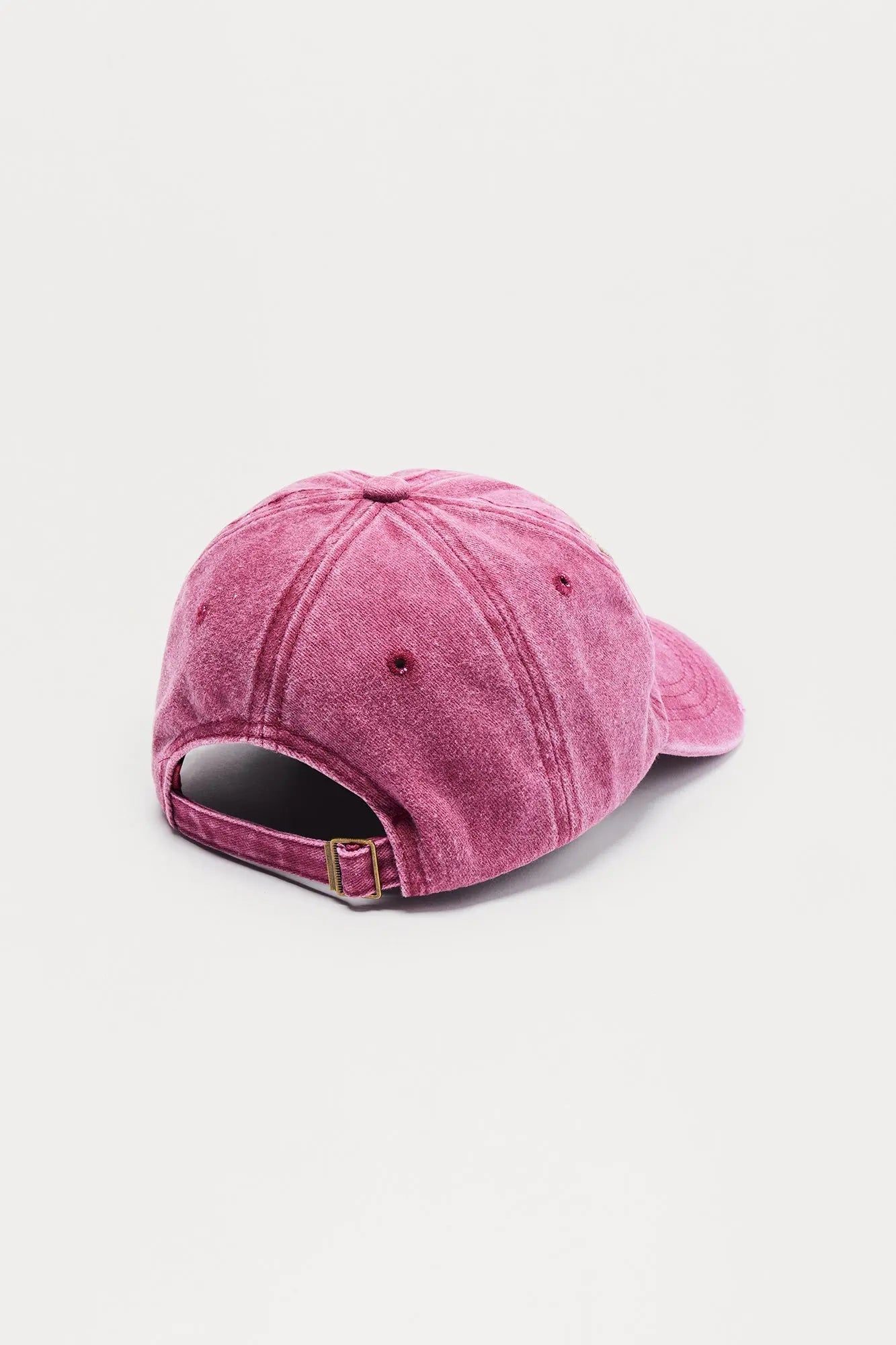 Arizona Vintage Wash Patchwork Baseball Hat - Red