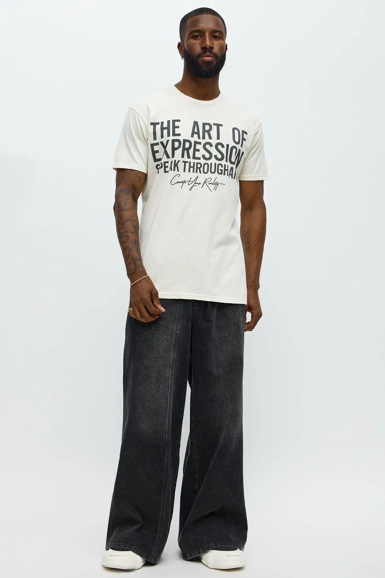 Art Of Expression Short Sleeve Tee - Off White