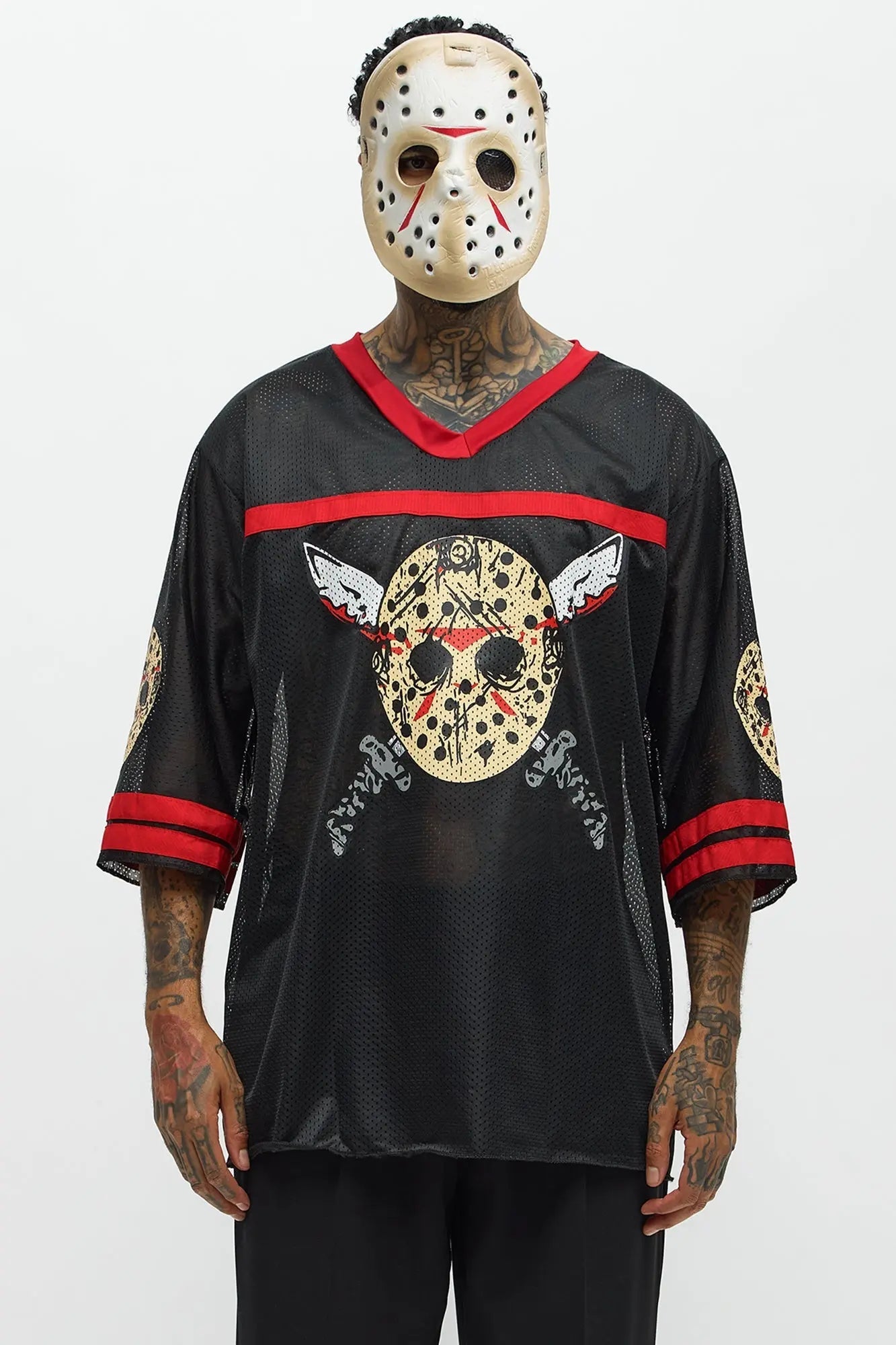 Jason Voorhees 2 Piece Costume Set - Grey