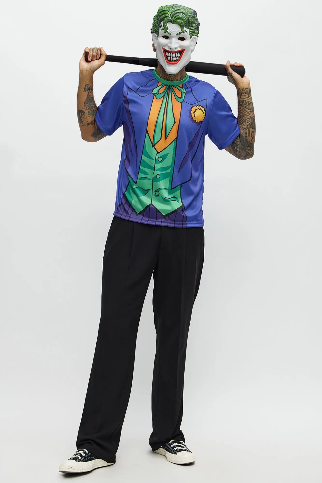 Joker Costume Set - Multi Color MenKlothing