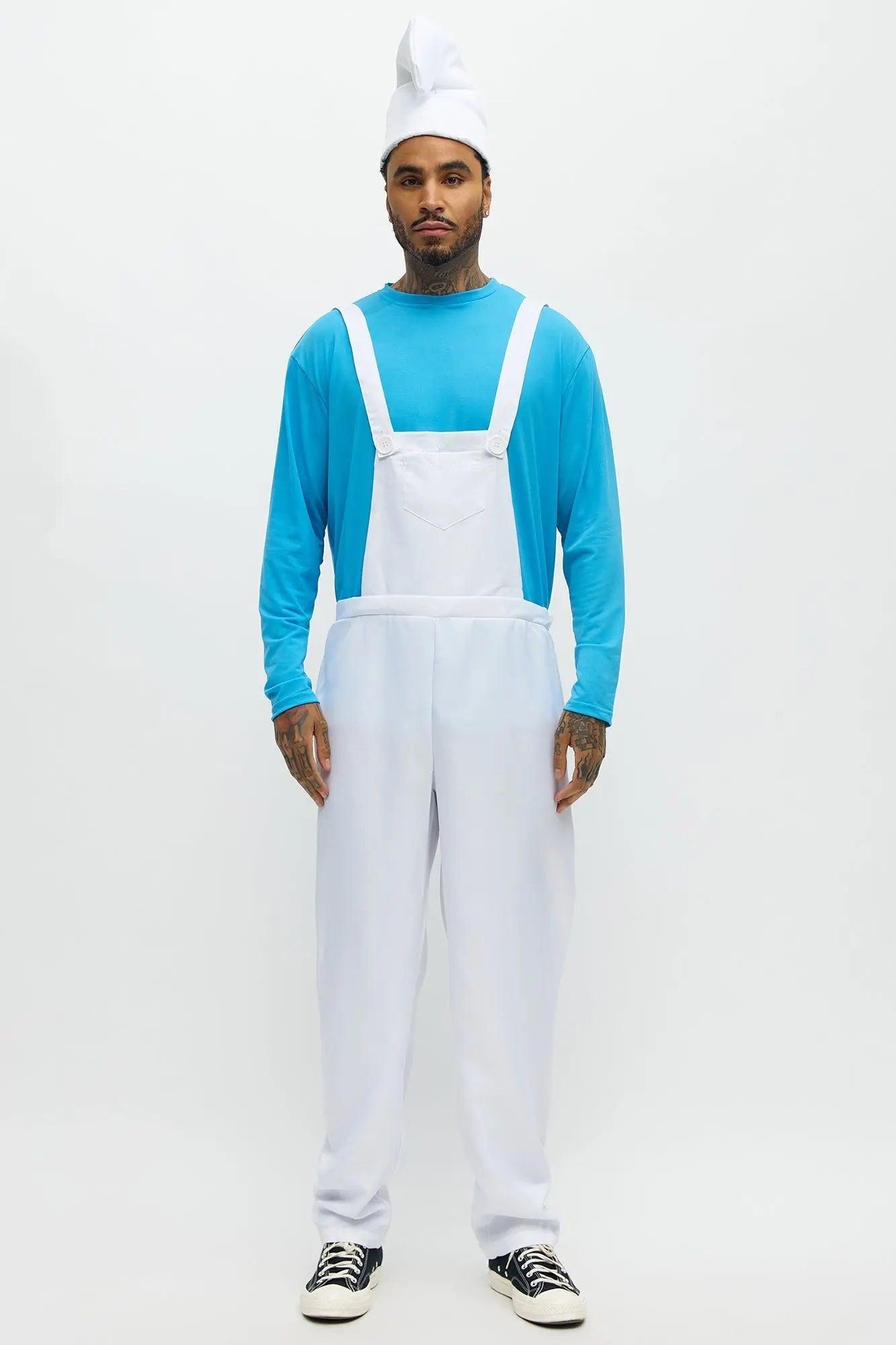 Gnome 3 Piece Costume Set  - White/Blue