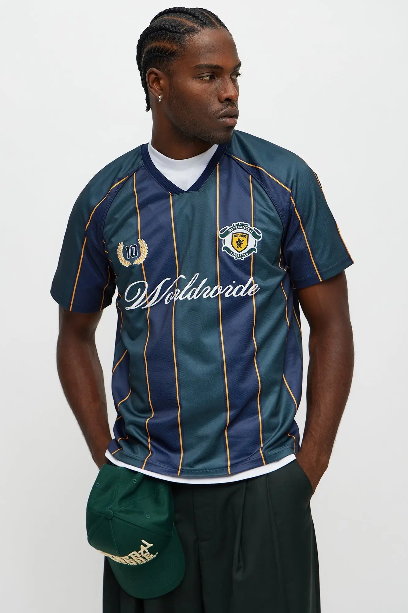 Worldwide Jersey Tee - Black