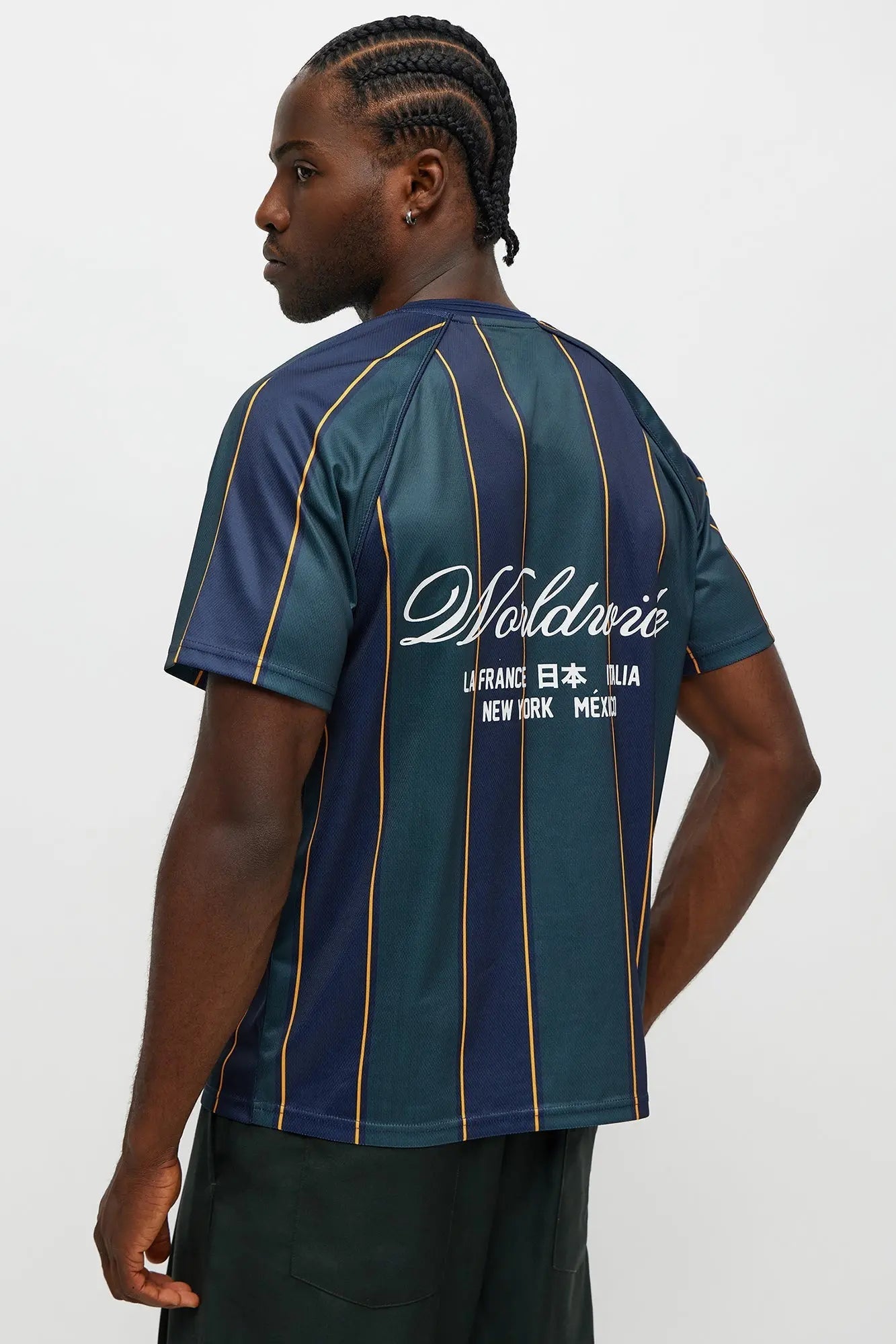 Worldwide Jersey Tee - Black