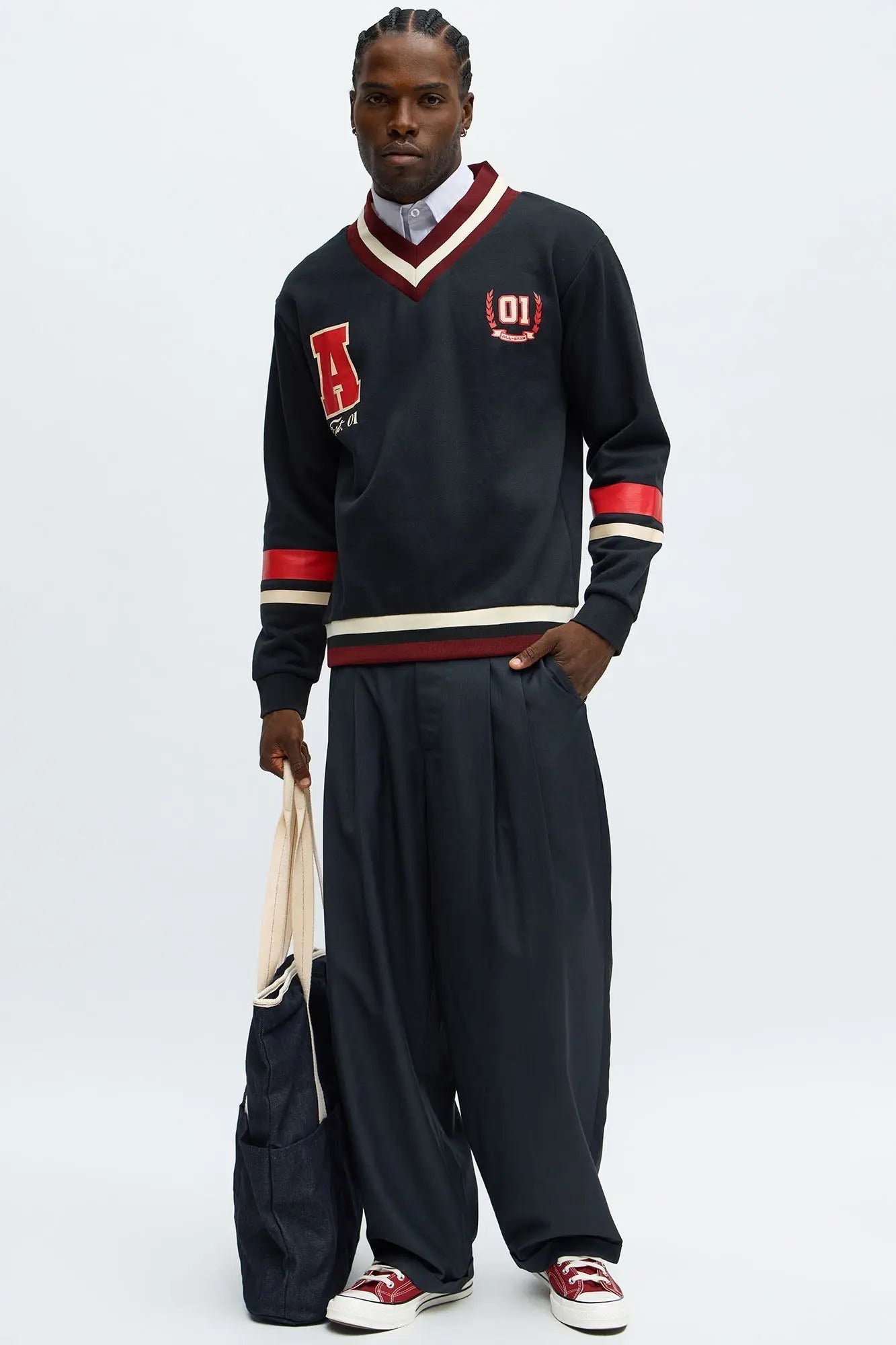 Varsity Class 01 Sweatshirt - Black/combo