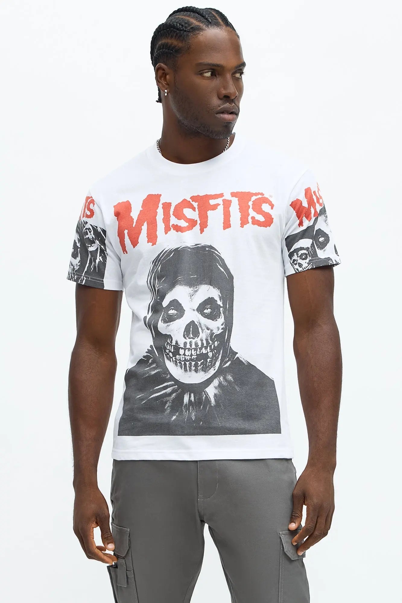 Misfits American Psycho Short Sleeve Tee - White