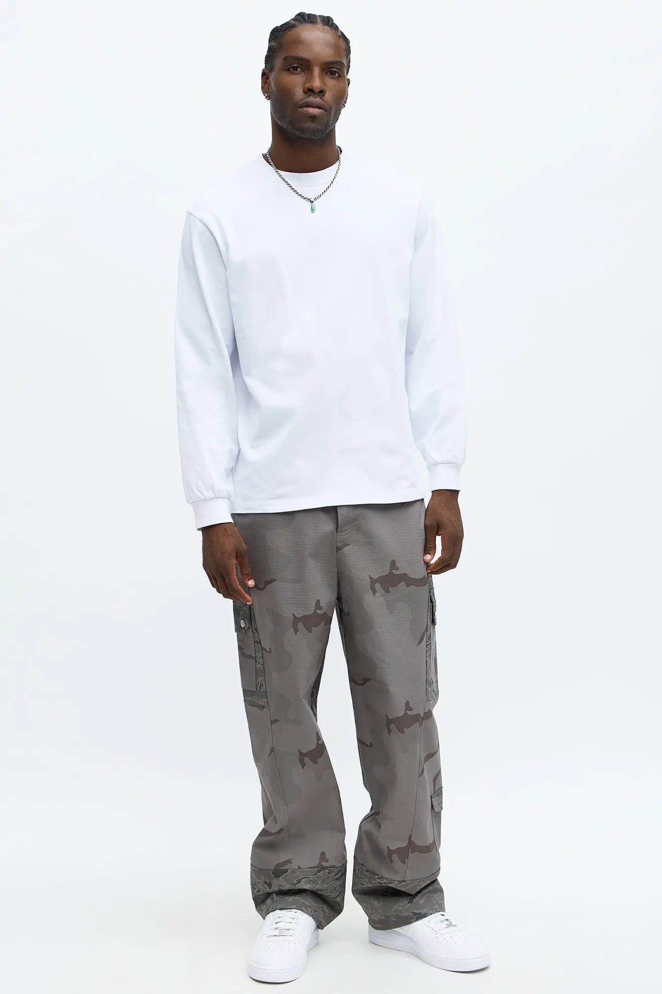 Baggy On My Disciplined Ripstop Cargo Pants - Grey/combo