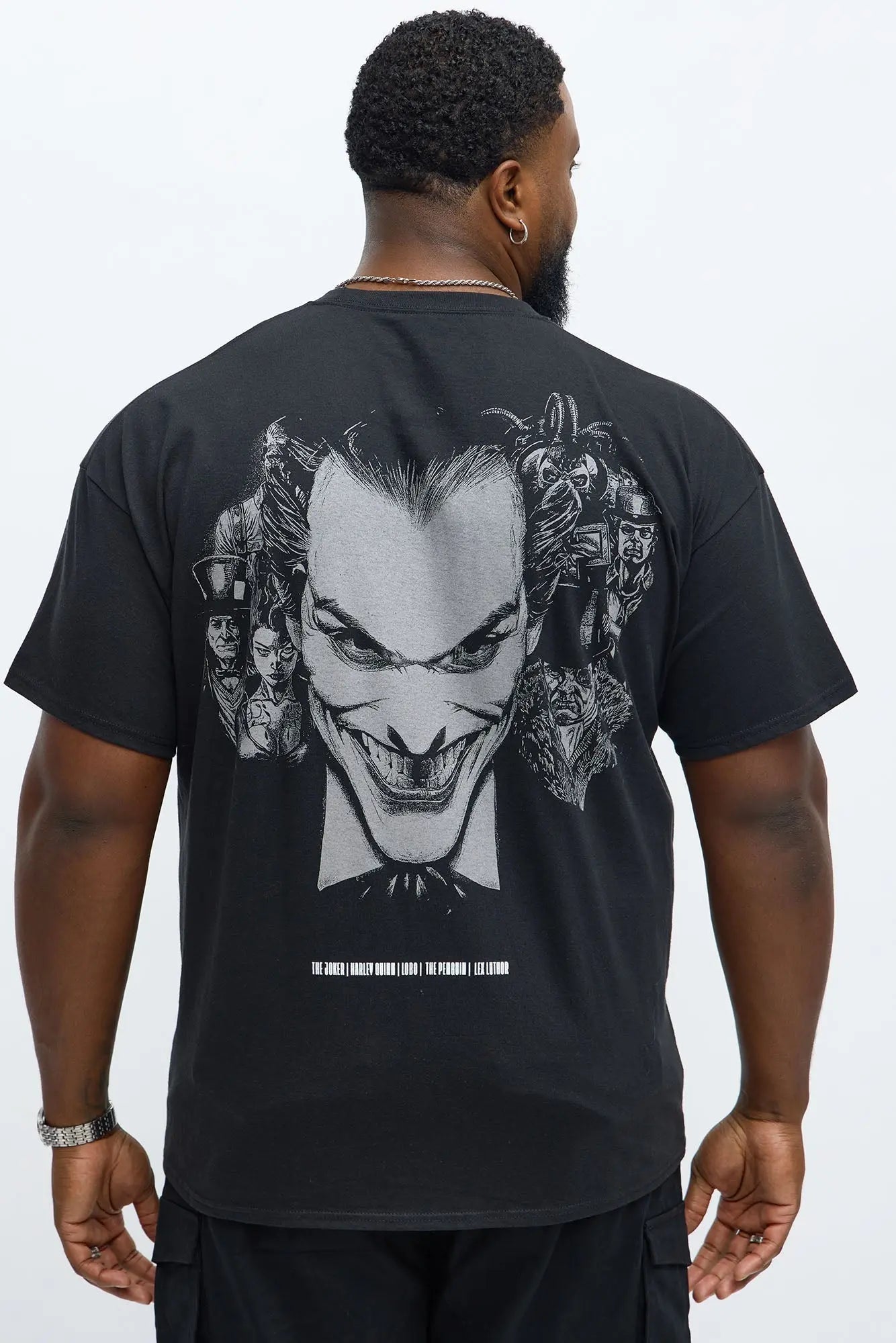 DC Super Villains Short Sleeve Tee - Black