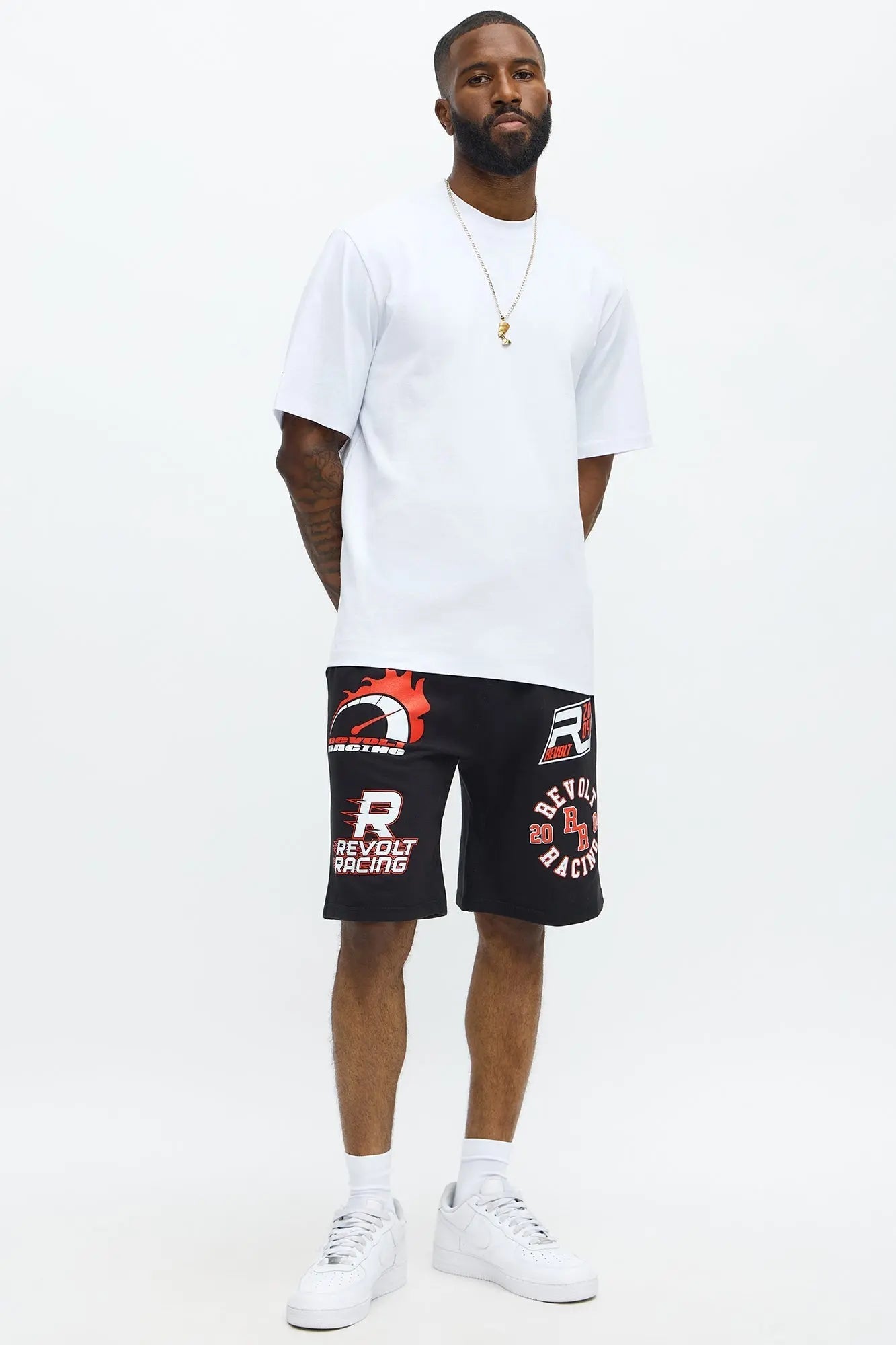 Revolt Racing Sweatshorts - Black