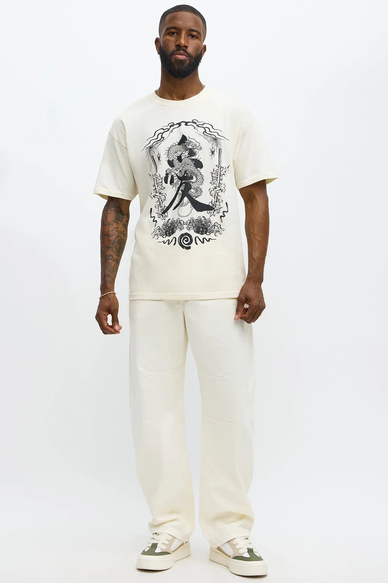 Bushido Code Short Sleeve Tee - Natural