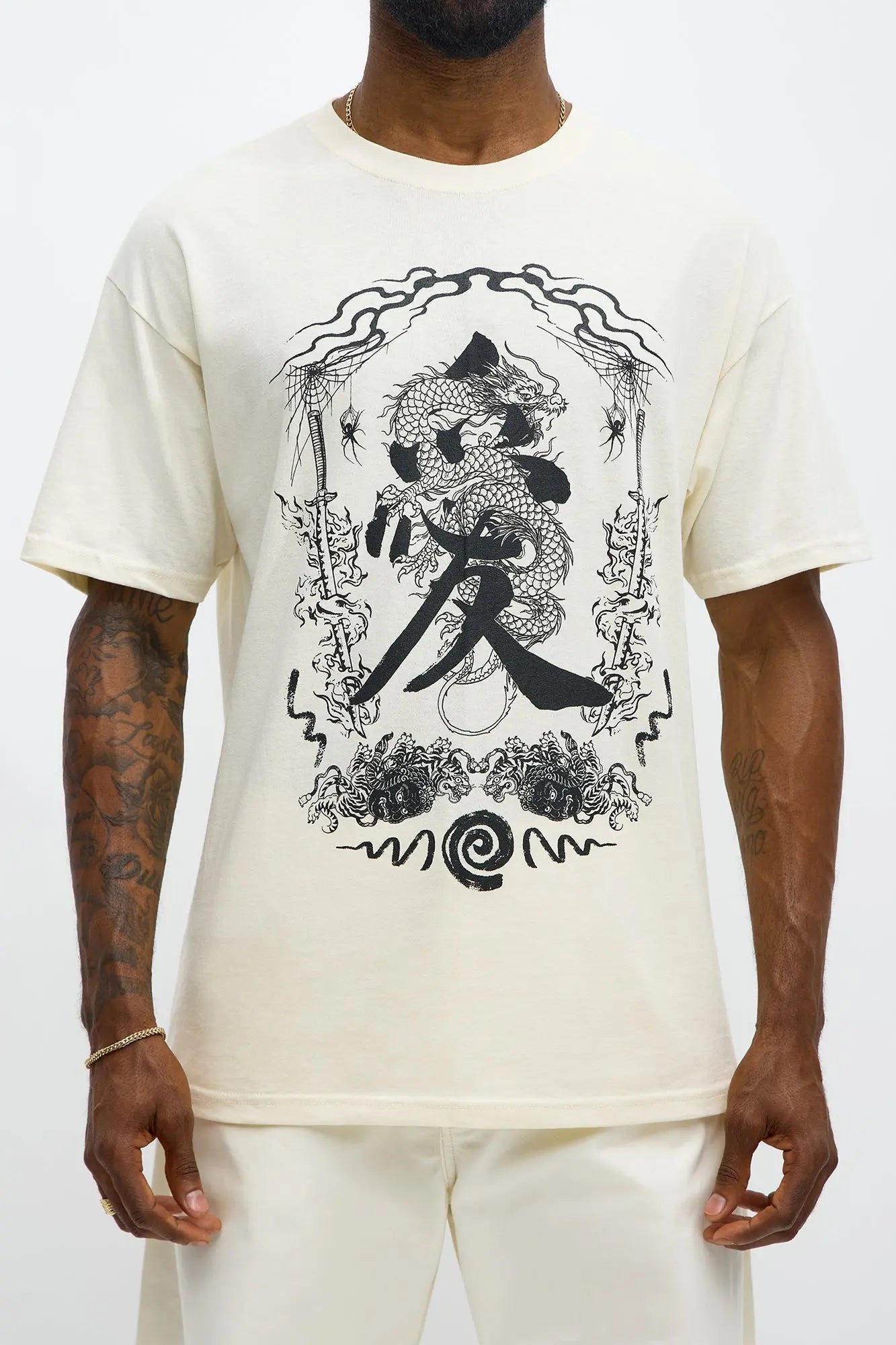 Bushido Code Short Sleeve Tee - Natural