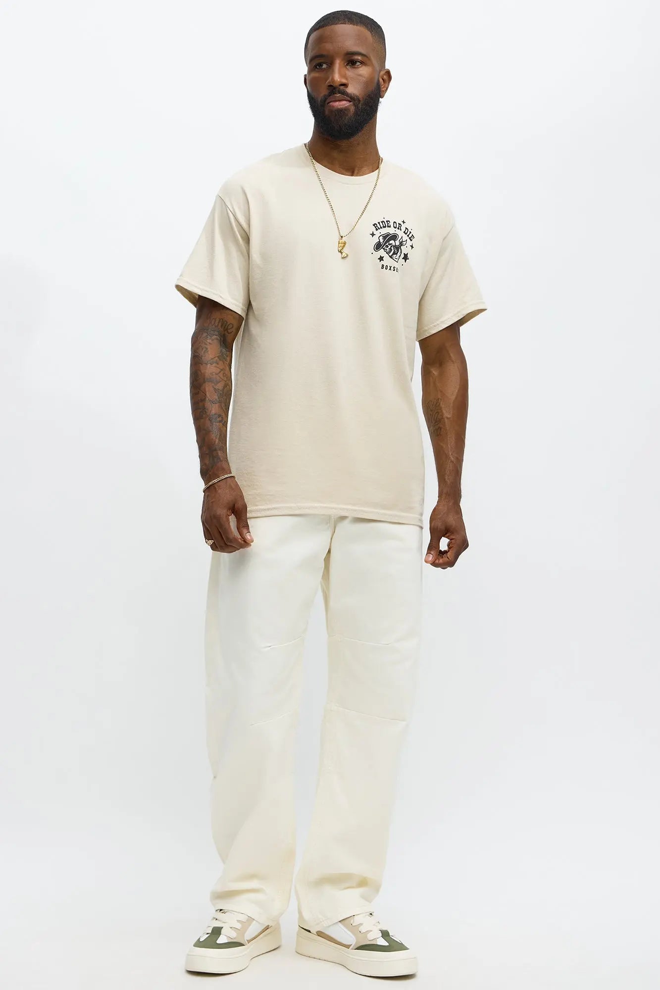 Ride Or Die Rodeo Short Sleeve Tee - Tan