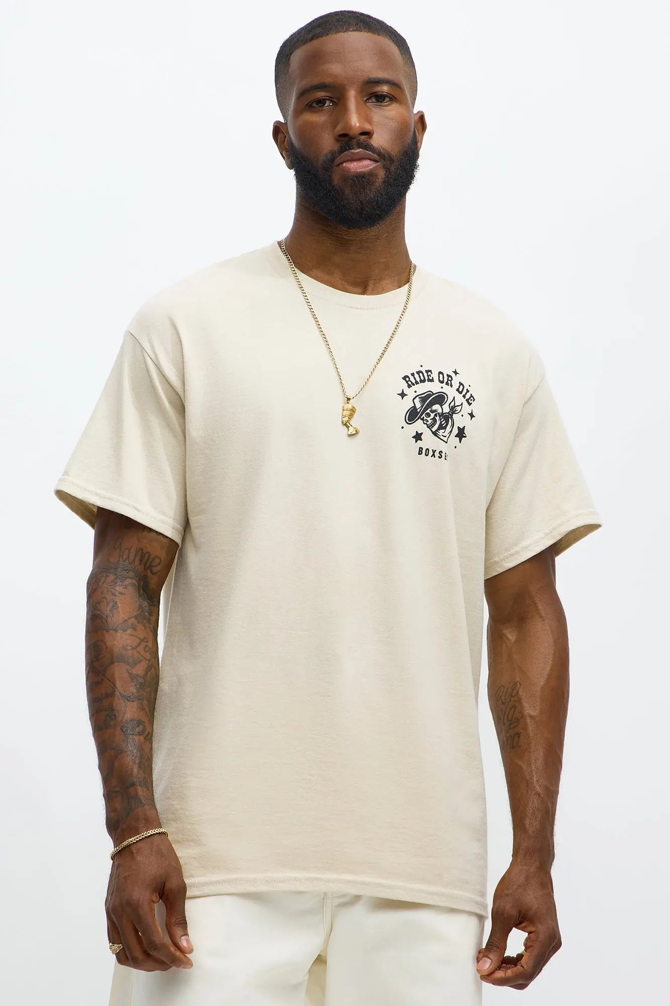 Ride Or Die Rodeo Short Sleeve Tee - Tan