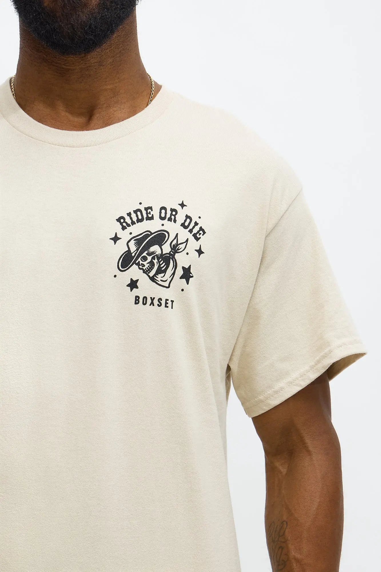 Ride Or Die Rodeo Short Sleeve Tee - Tan
