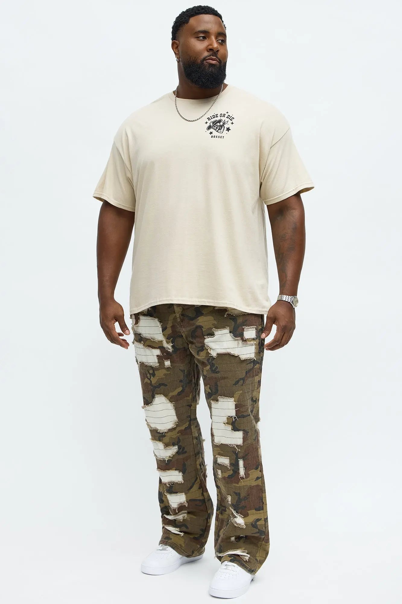 Ride Or Die Rodeo Short Sleeve Tee - Tan