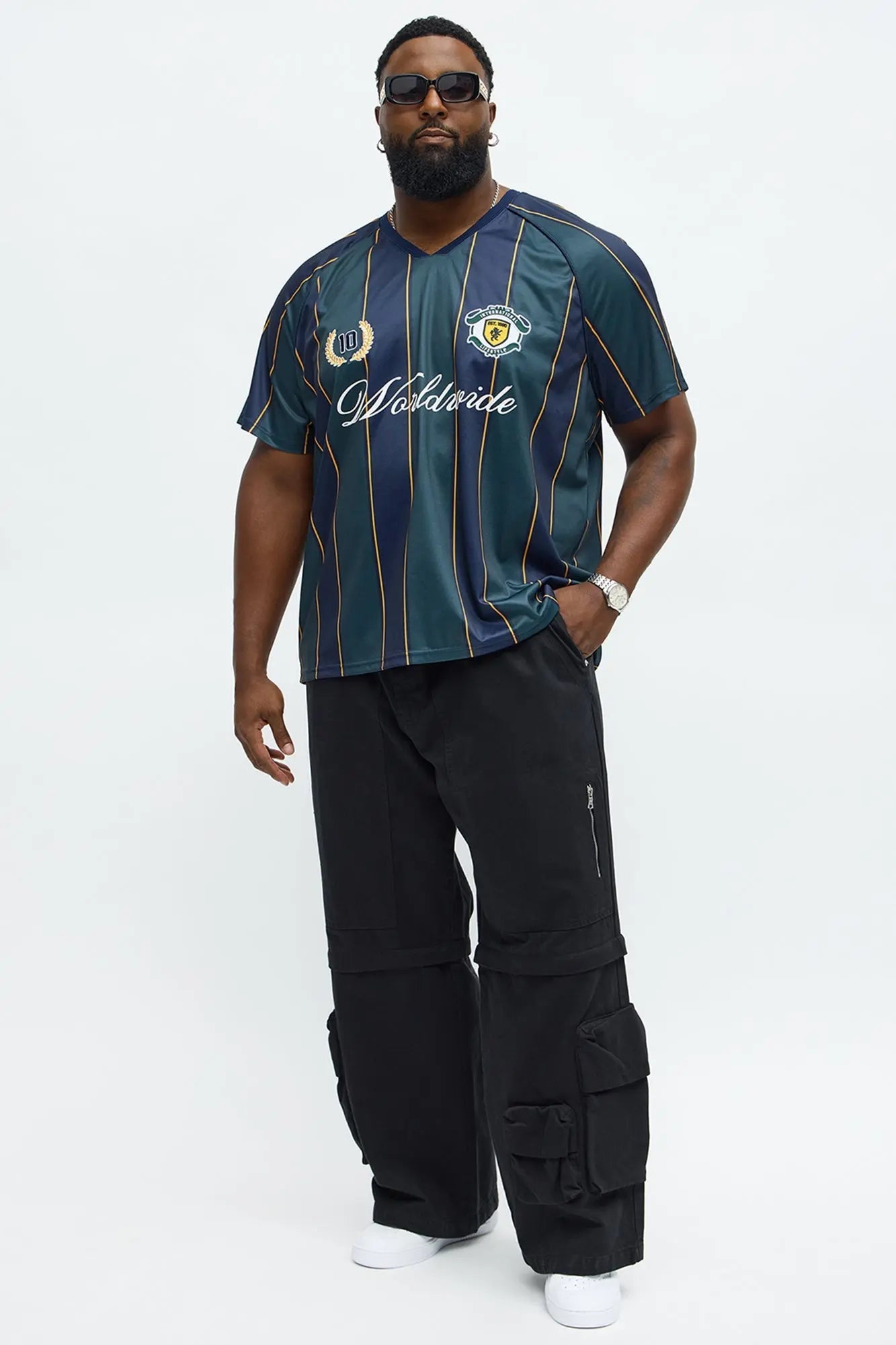 Worldwide Jersey Tee - Black