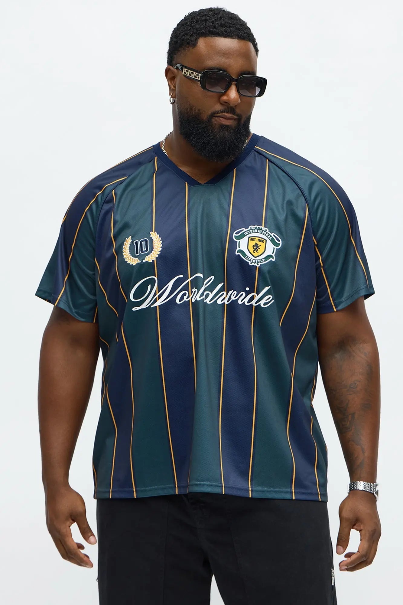Worldwide Jersey Tee - Black