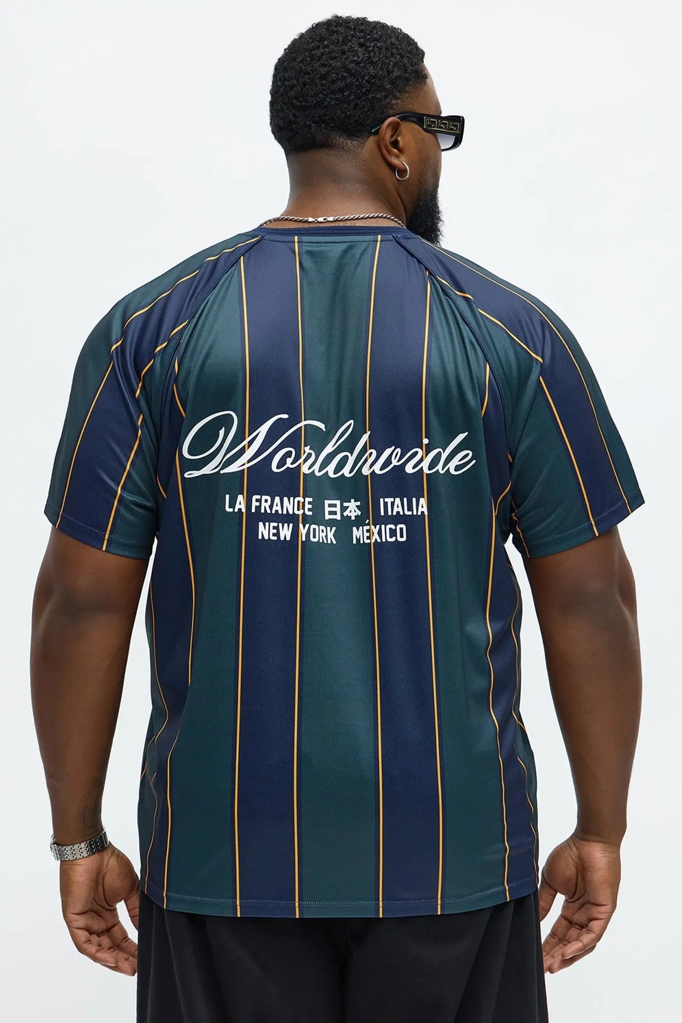 Worldwide Jersey Tee - Black