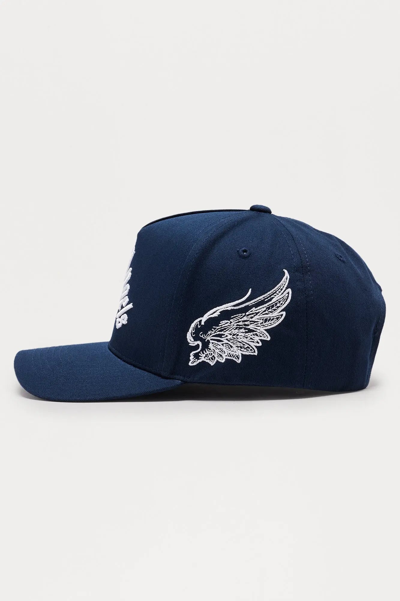 Fallen Angels Structured Snapback Hat - Navy
