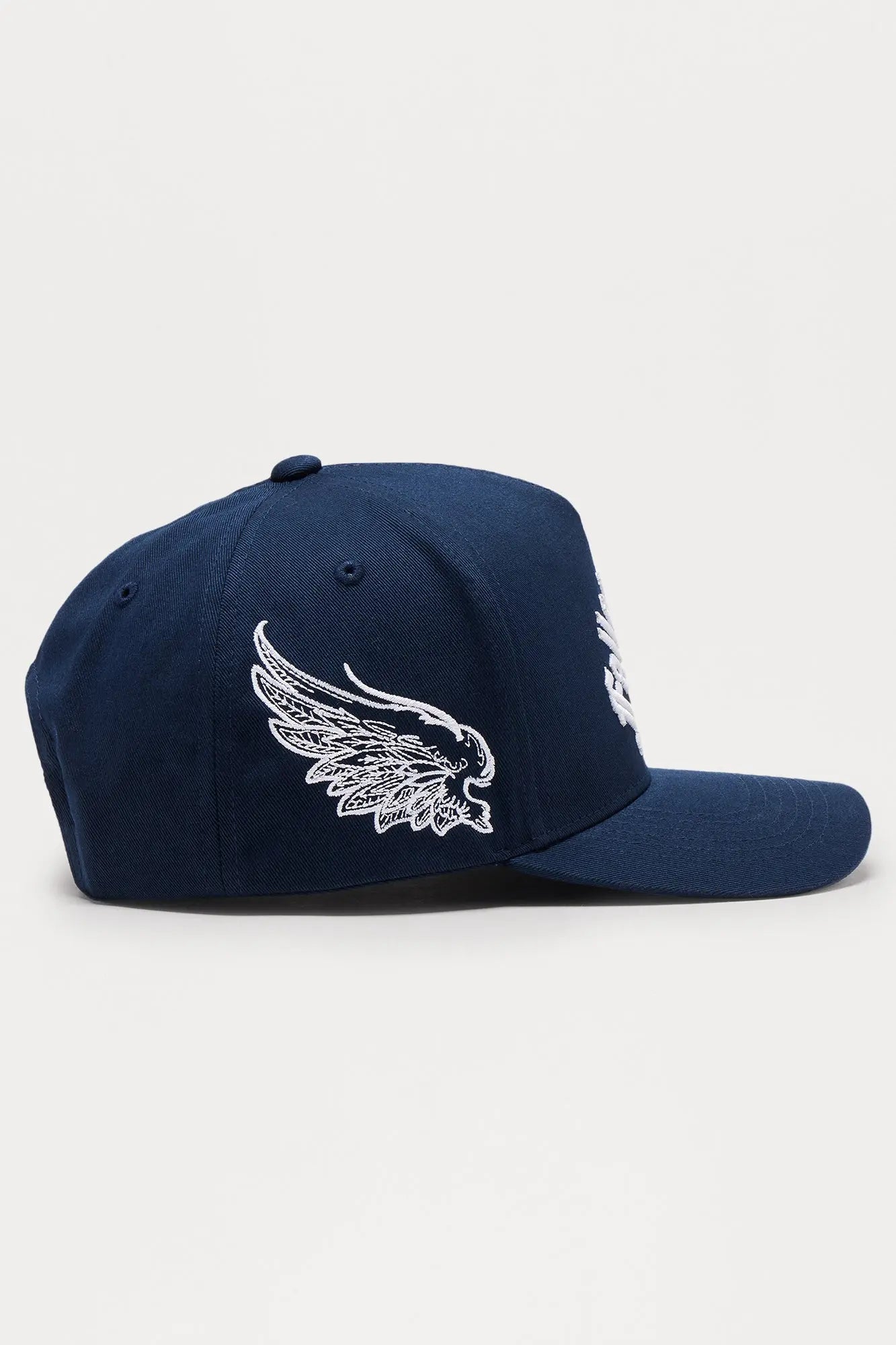 Fallen Angels Structured Snapback Hat - Navy