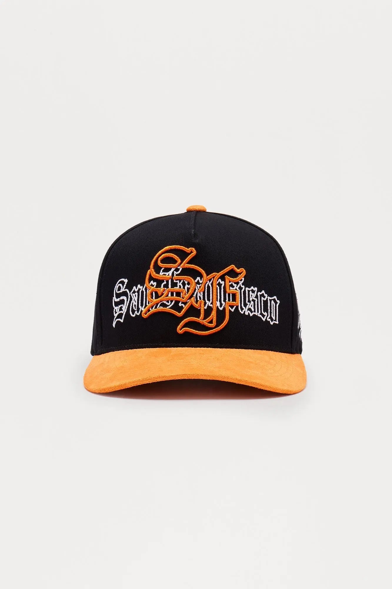 SF Golden Gate Two Tone Structured Snapback Hat - Black/Orange