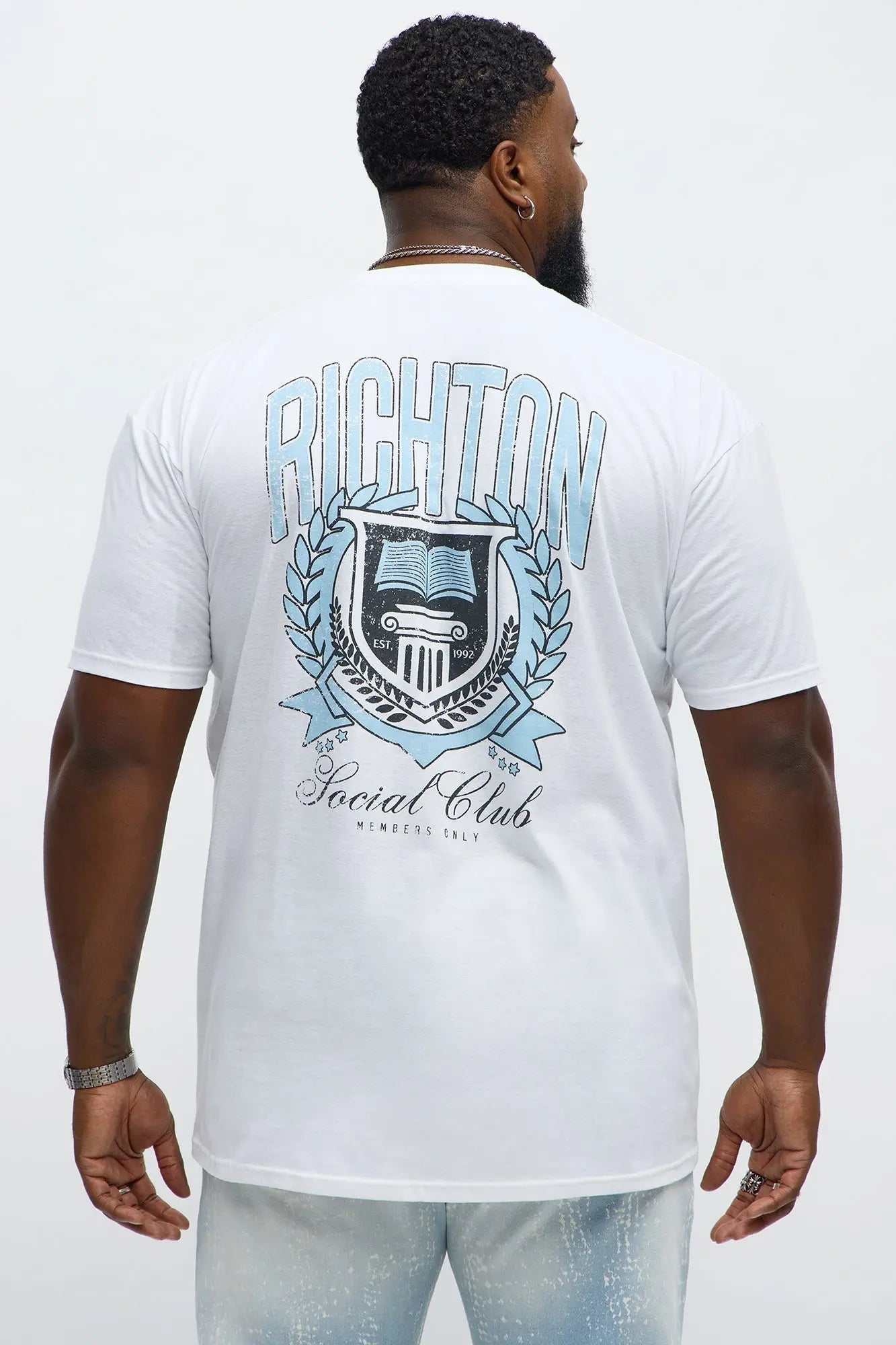 Richton Social Club Short Sleeve Tee - White