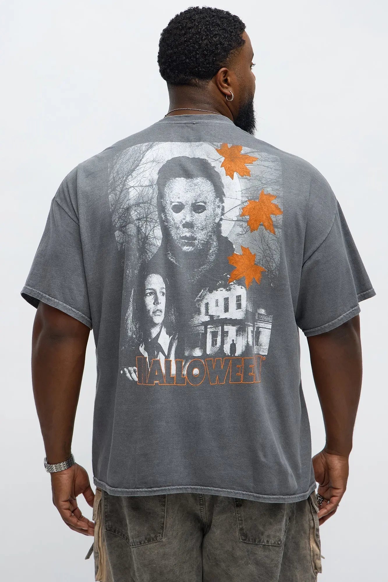 Halloween Michael Myers Classic Short Sleeve Tee - Charcoal