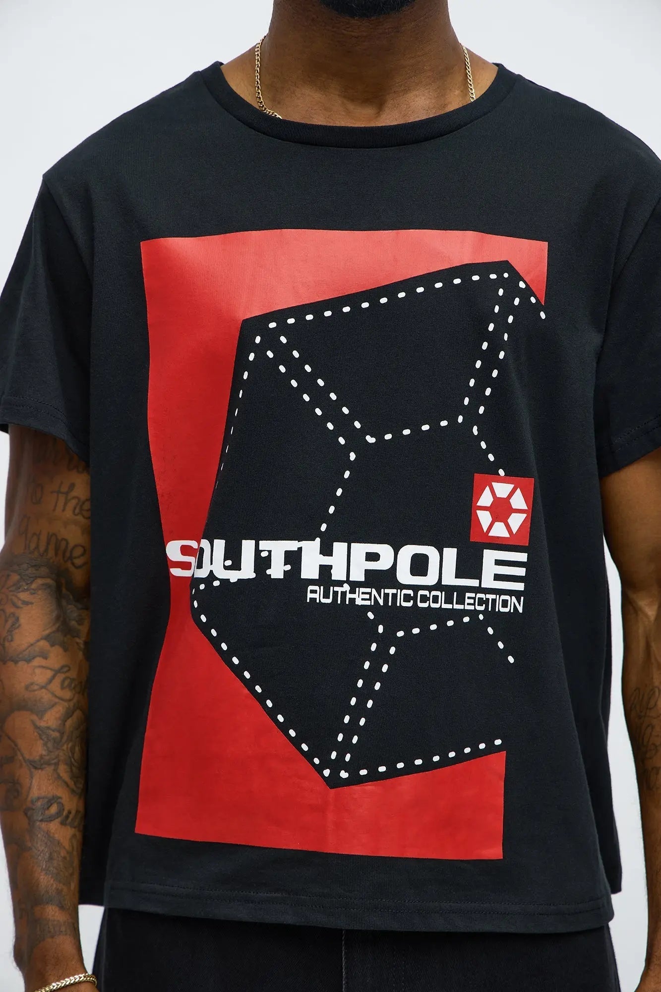 Southpole Icon Short Sleeve Tee - Black