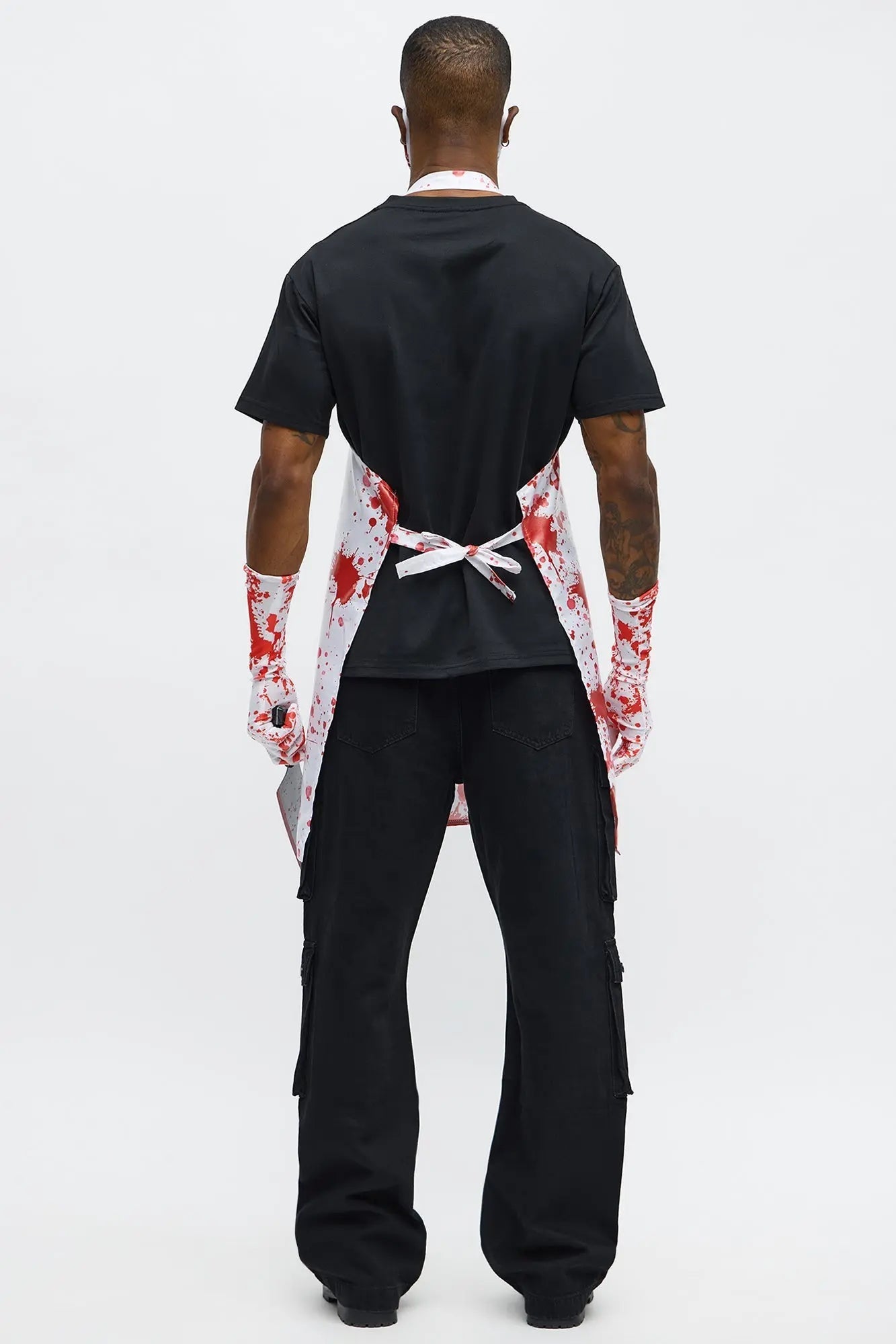 Bloody Butcher 5 Piece Costume Set  - White/combo