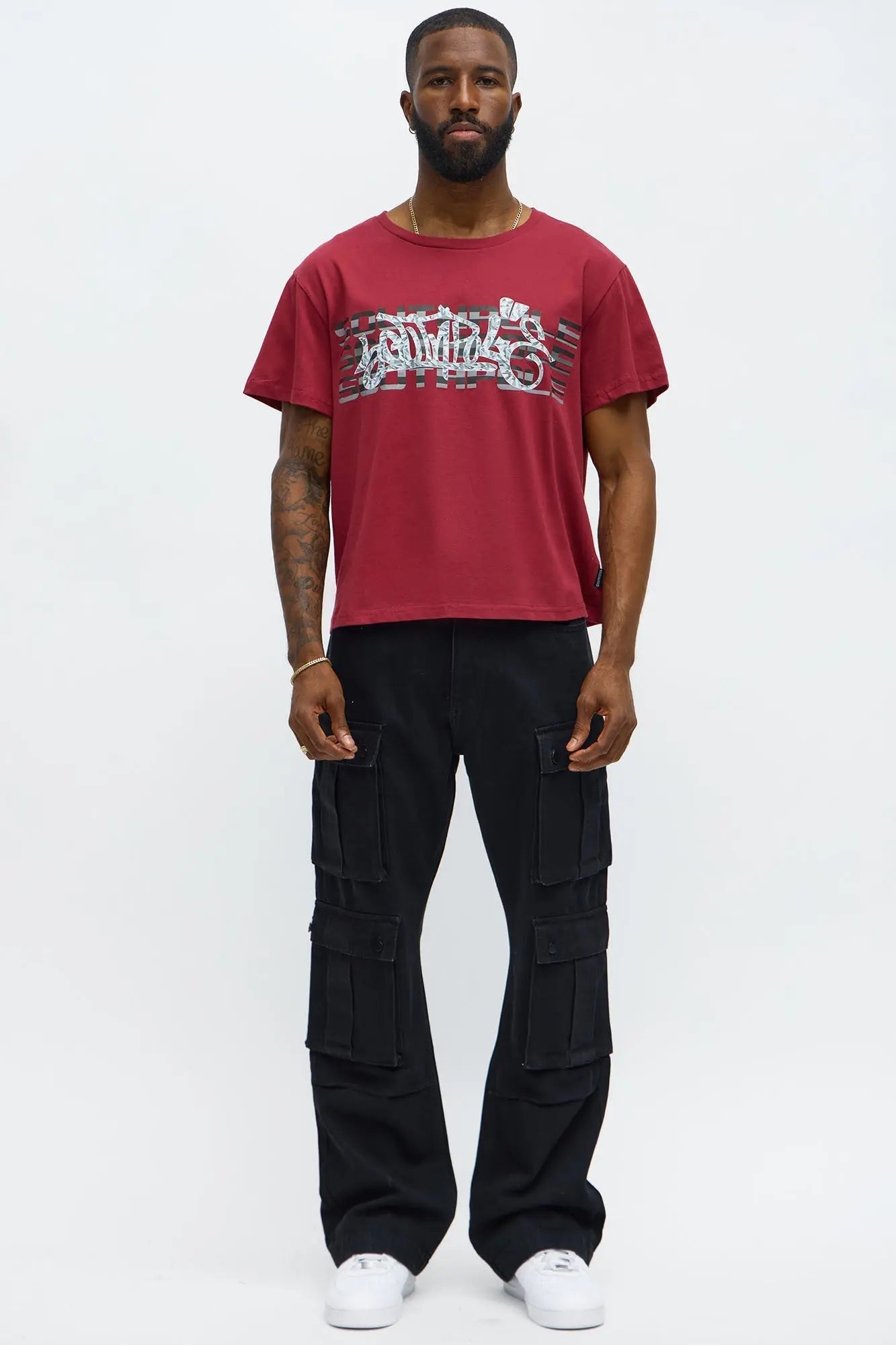 Southpole Signature Short Sleeve Tee - Red