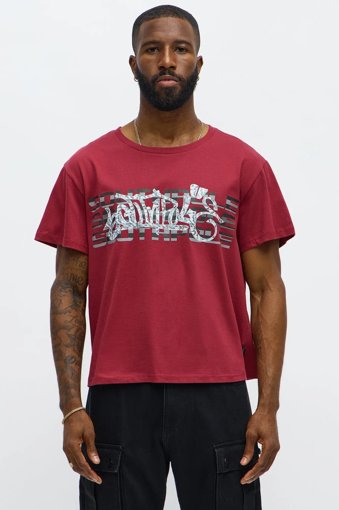 Southpole Signature Short Sleeve Tee - Red