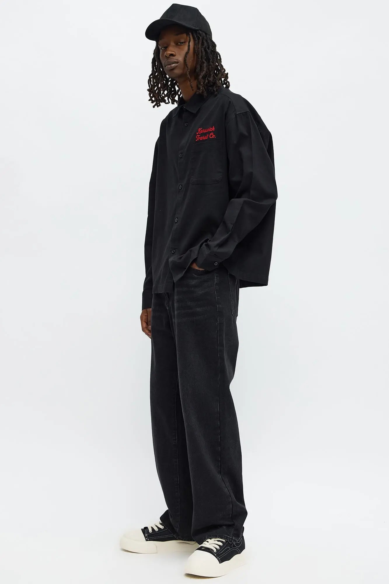 Kenswik Short Sleeve Button Up Shirt - Black