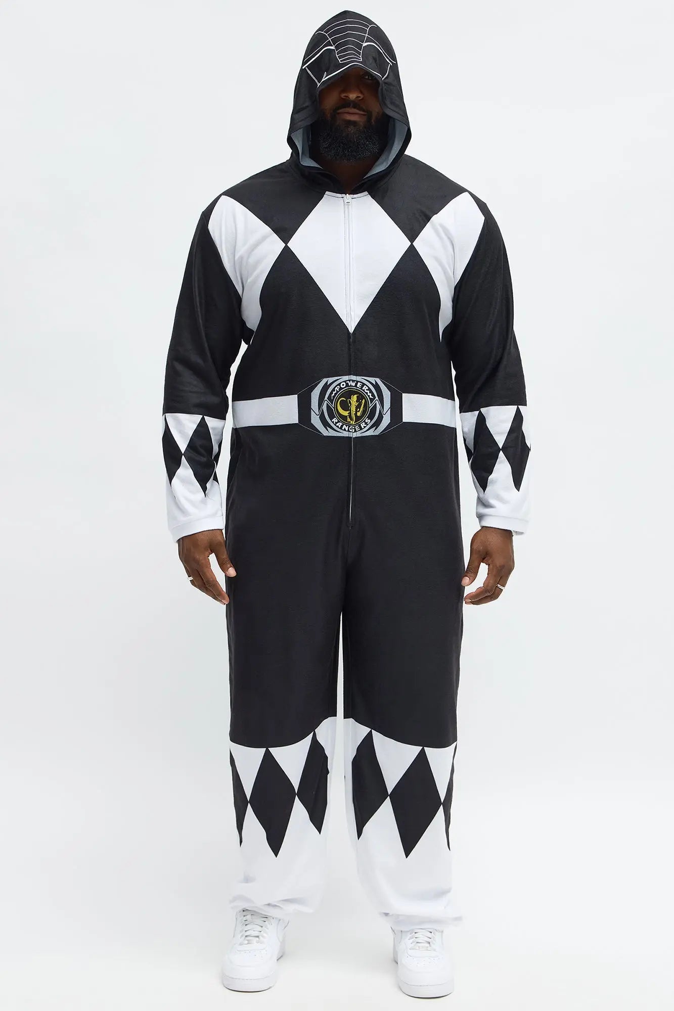Mighty Morphin Power Ranger One Piece Costume - Black