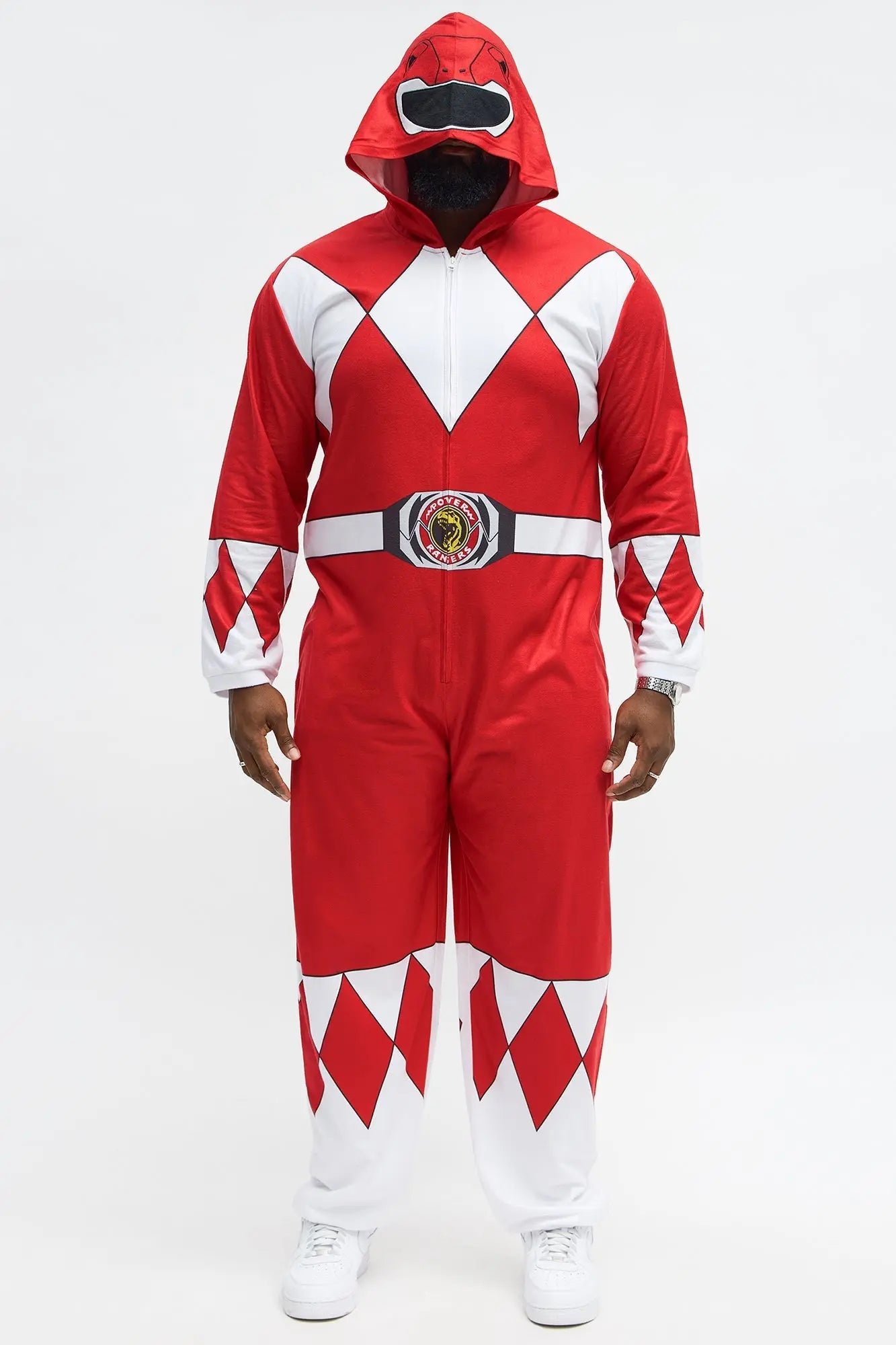 Mighty Morphin Power Ranger One Piece Costume - Red