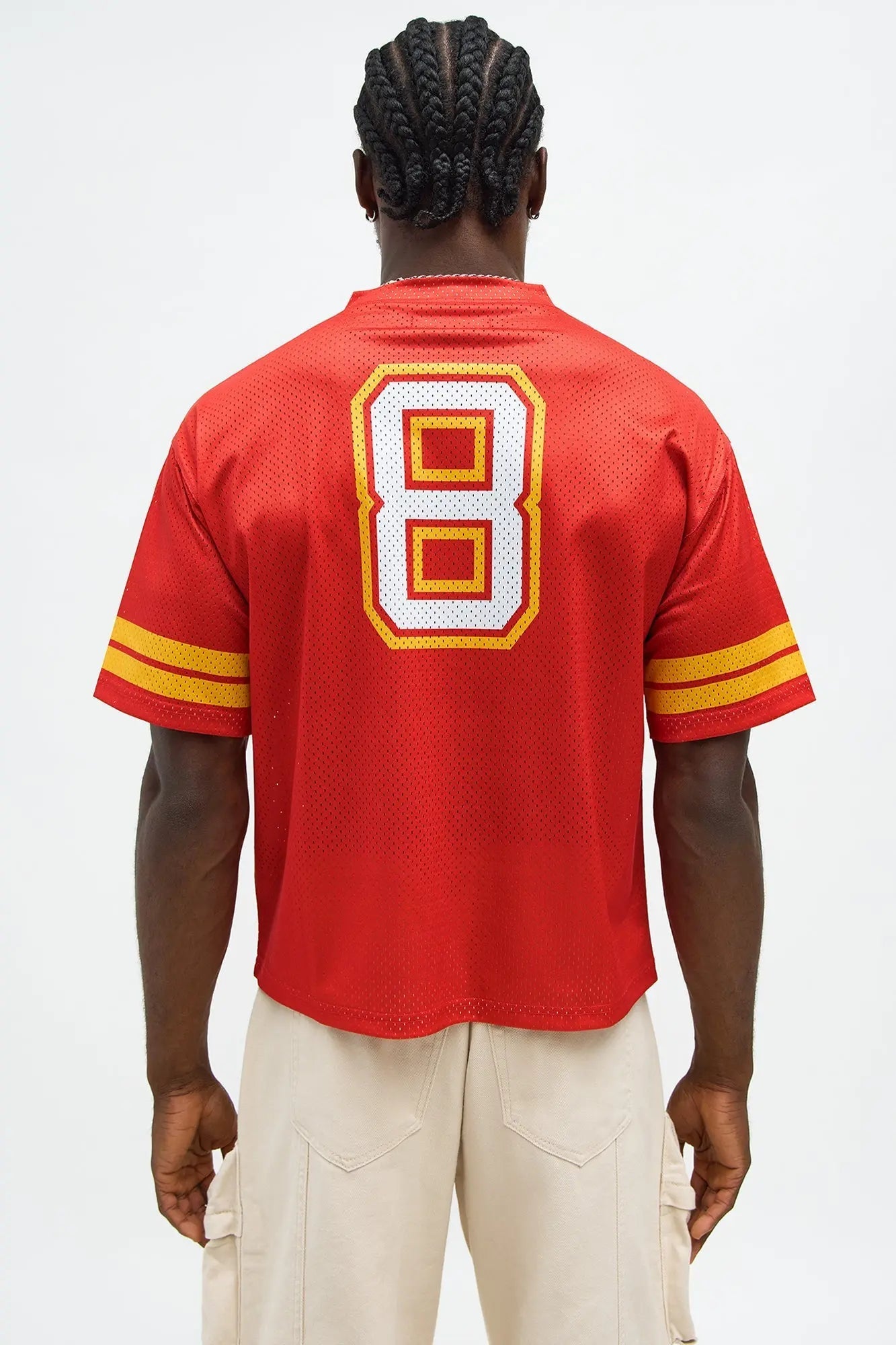 Cropped Warpaint Jersey - Red