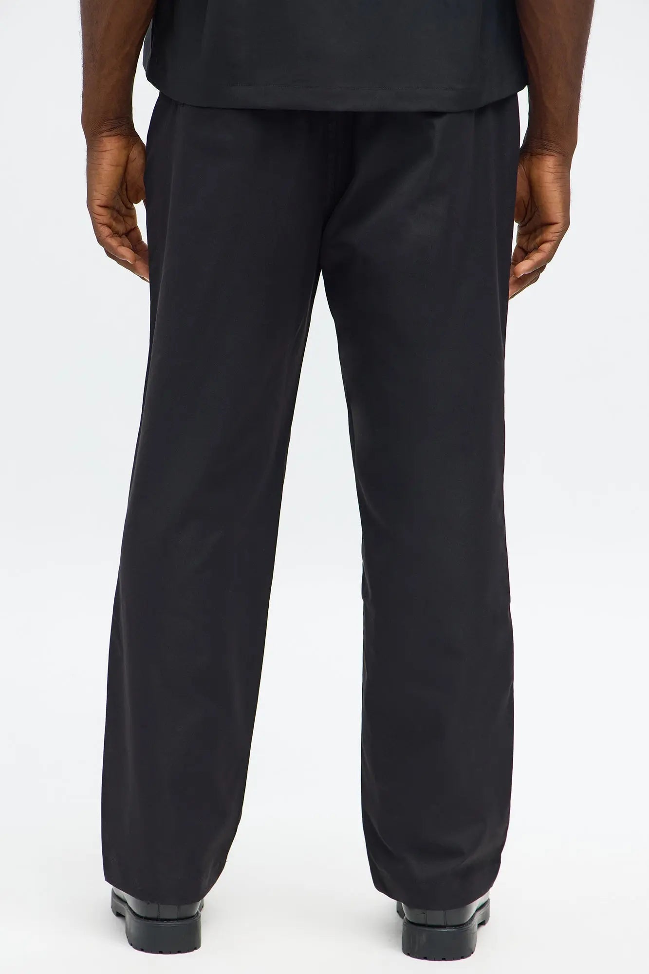 Straight Karma Color Block Trouser - Black/combo