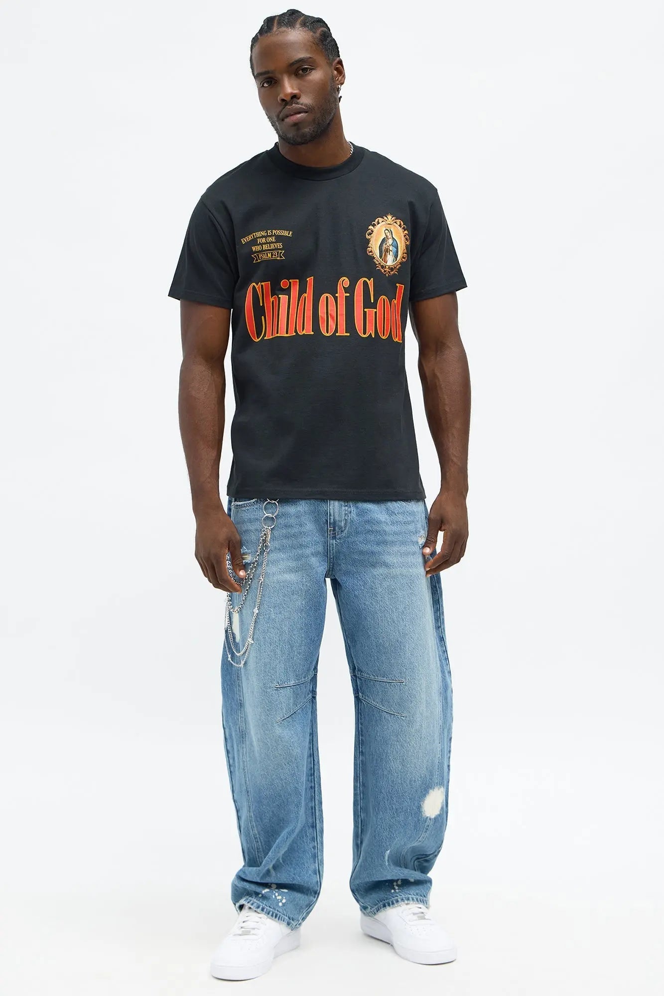 Child Of God Repent Short Sleeve Tee - Black
