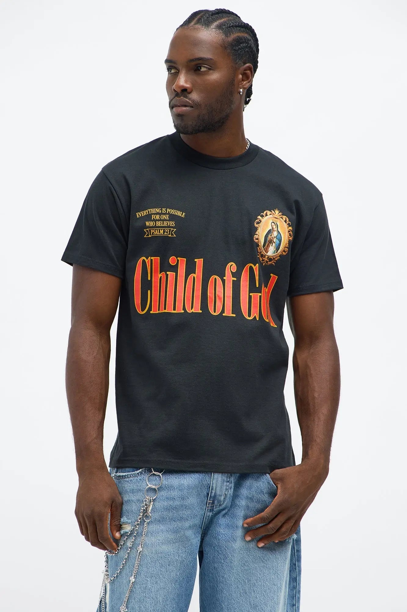Child Of God Repent Short Sleeve Tee - Black
