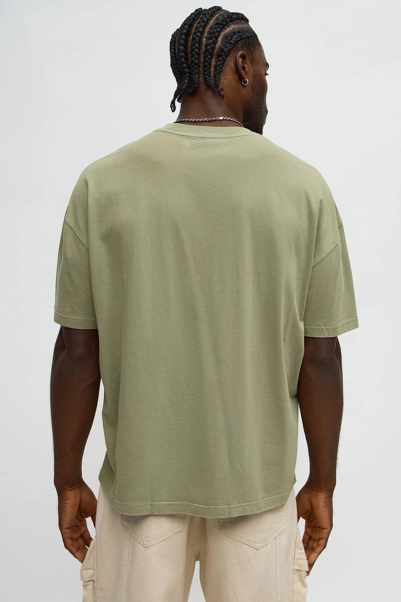 Brooklyn Champion Oversized Short Sleeve Tee - Olive