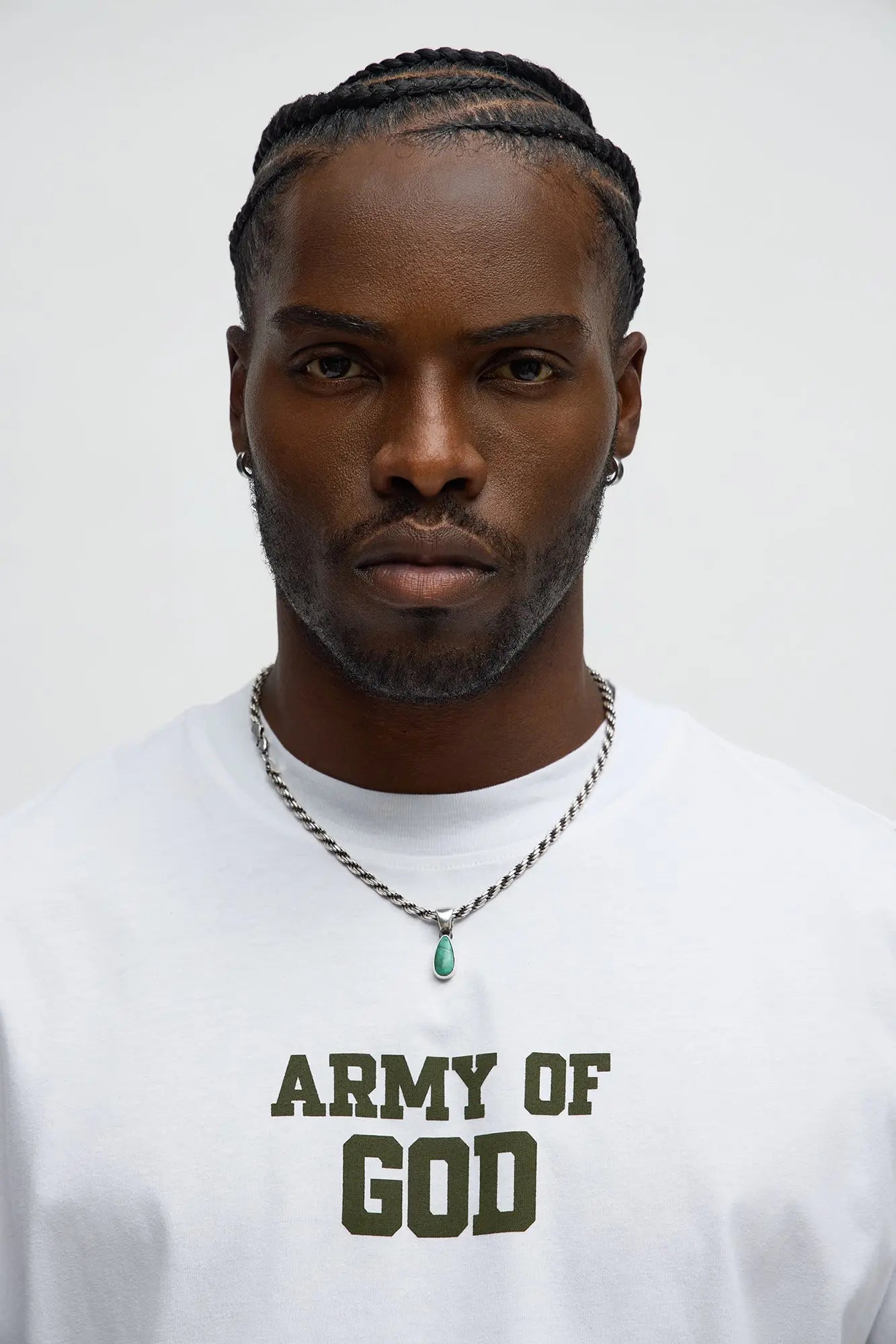 Army Of God Oversized Short Sleeve Tee - White