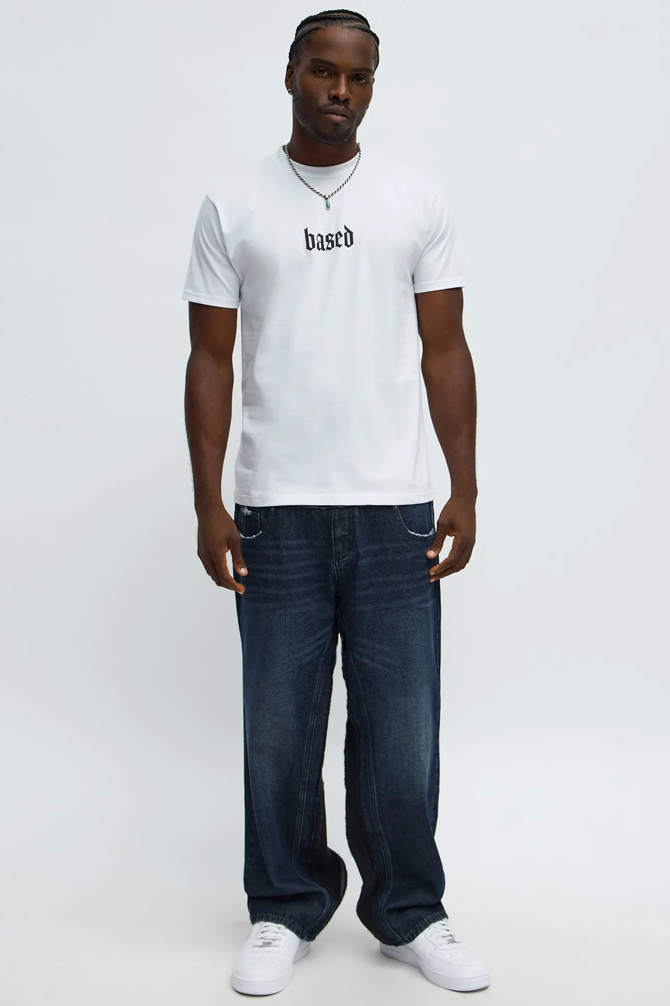 Based Short Sleeve Tee - White