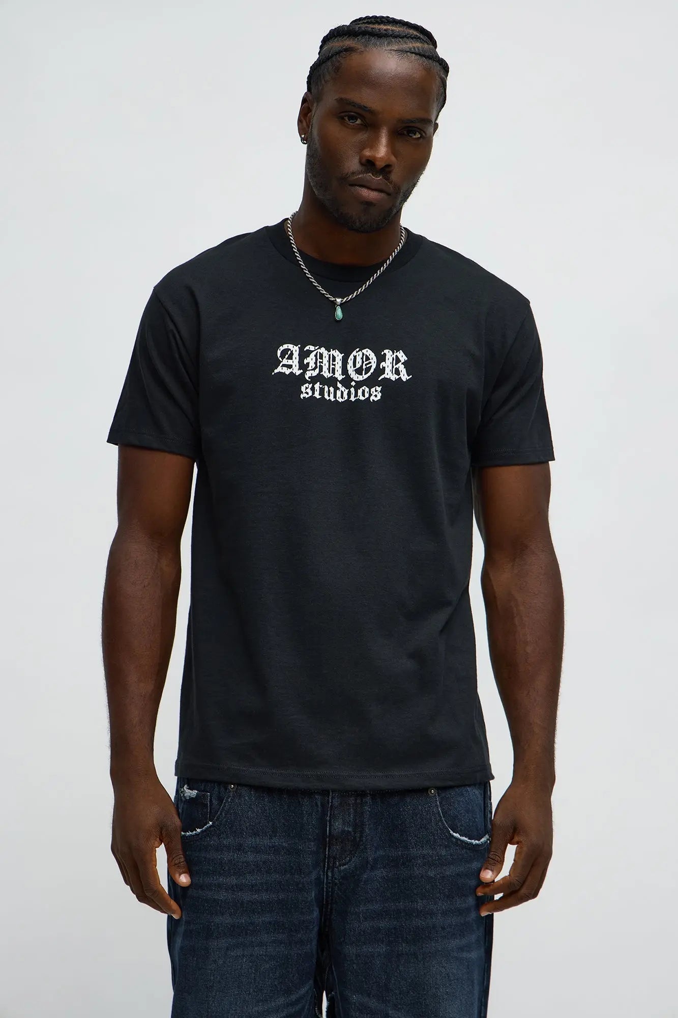 Amor Studio LA Short Sleeve Tee - Black